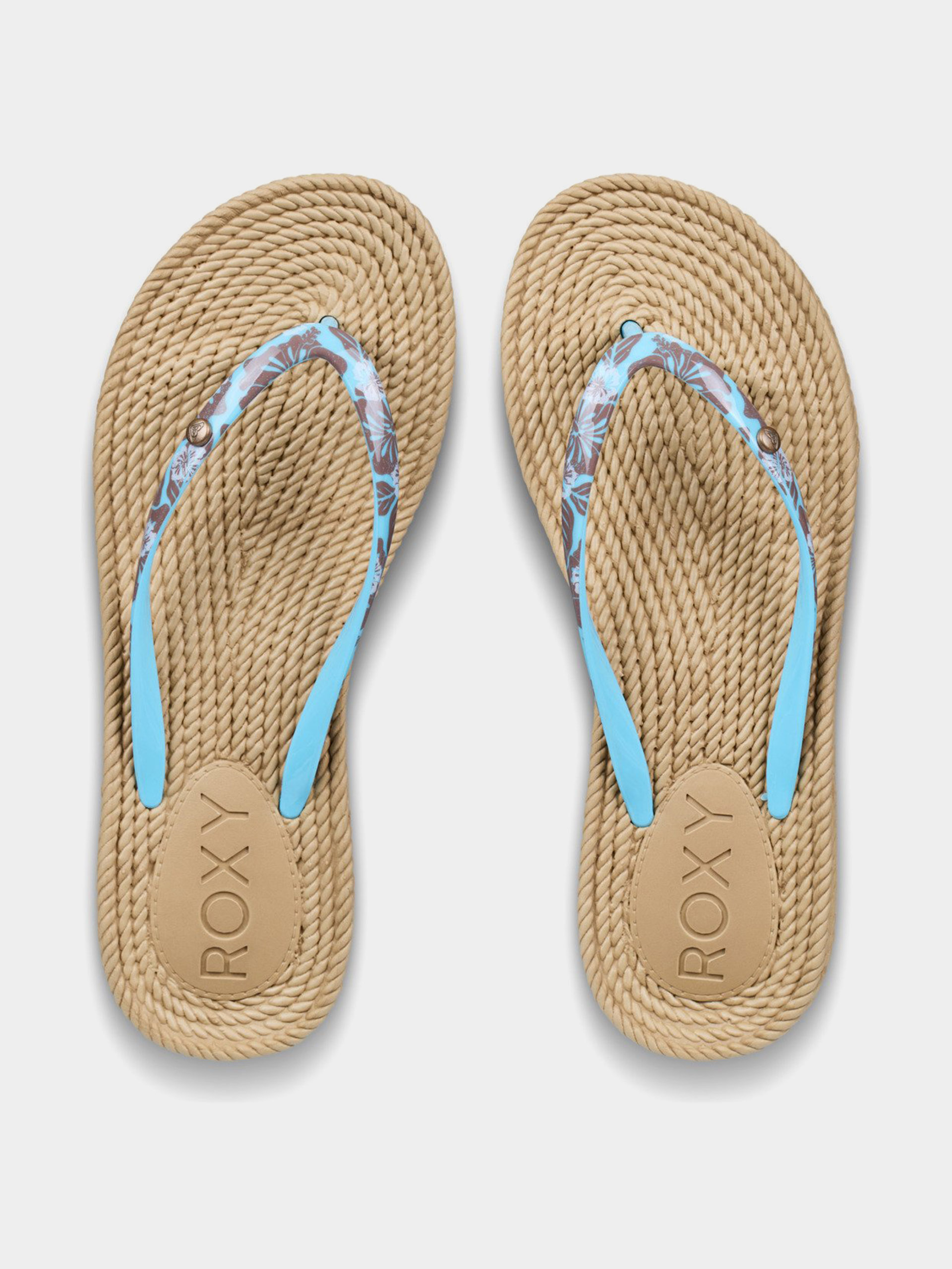 Roxy South Beach III Flip flops Wmn (light blue/brown)