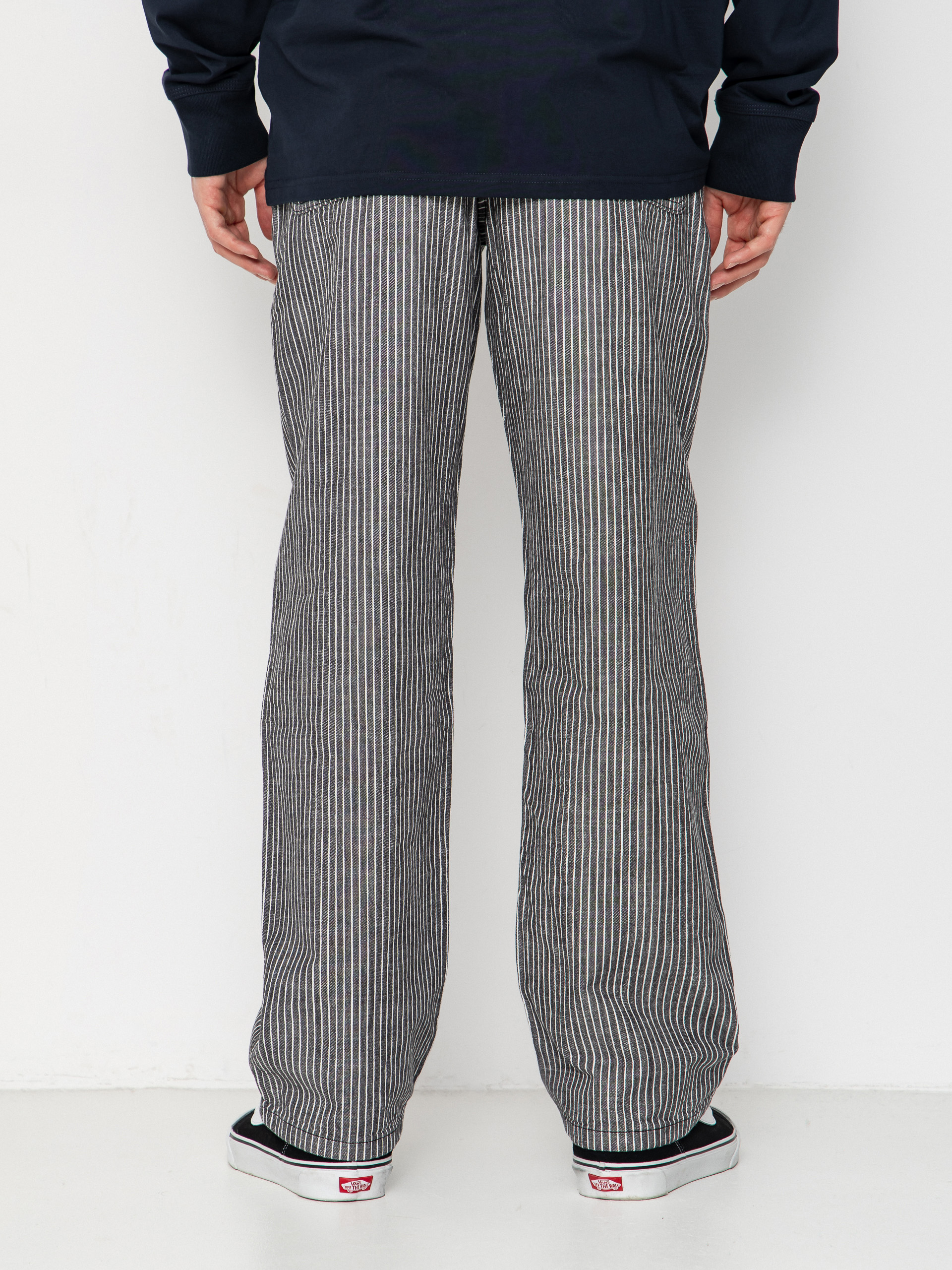 Vans Chore Loose Stripe Denim Hose (black/white)