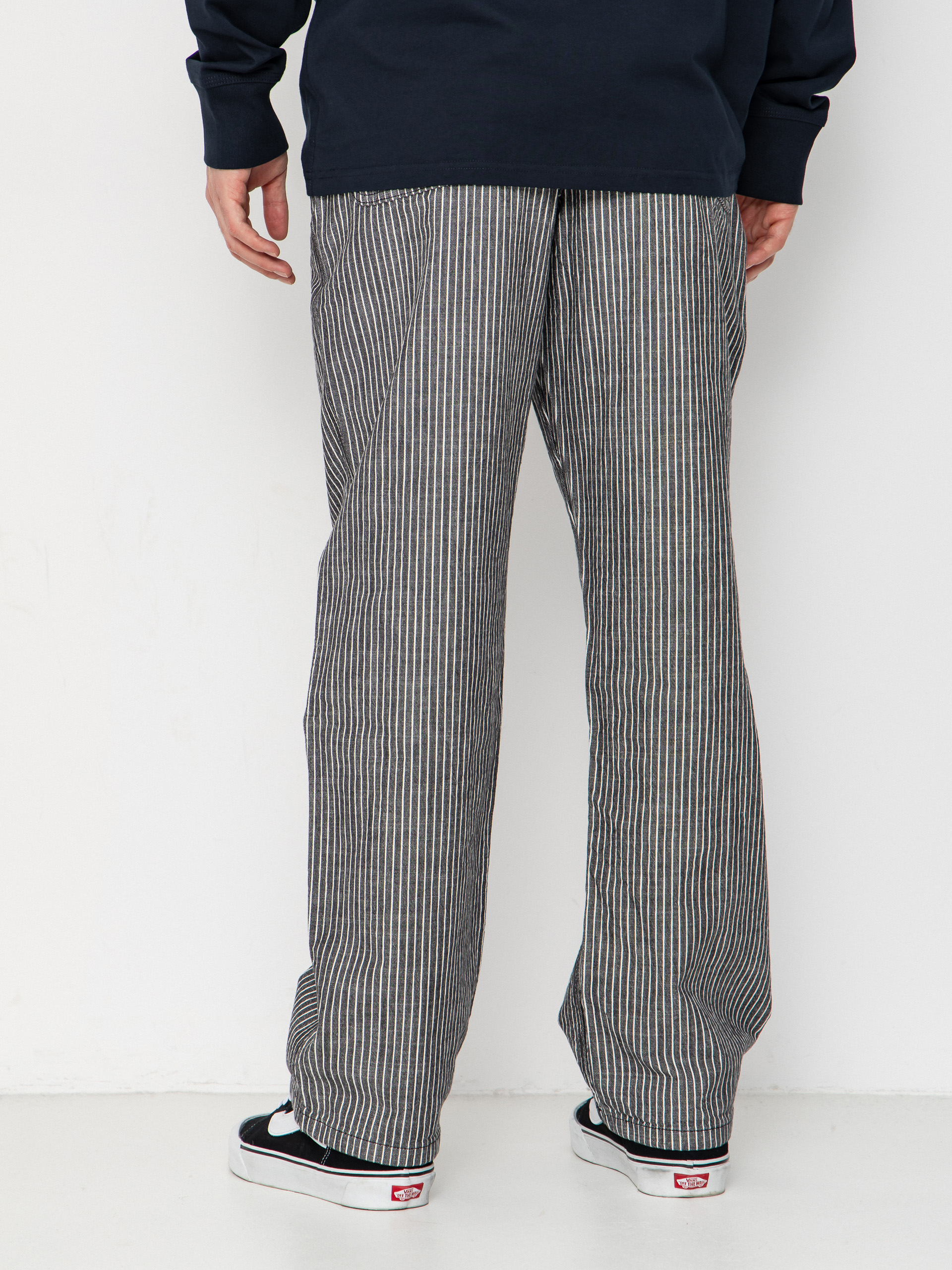 Vans Chore Loose Stripe Denim Hose (black/white)