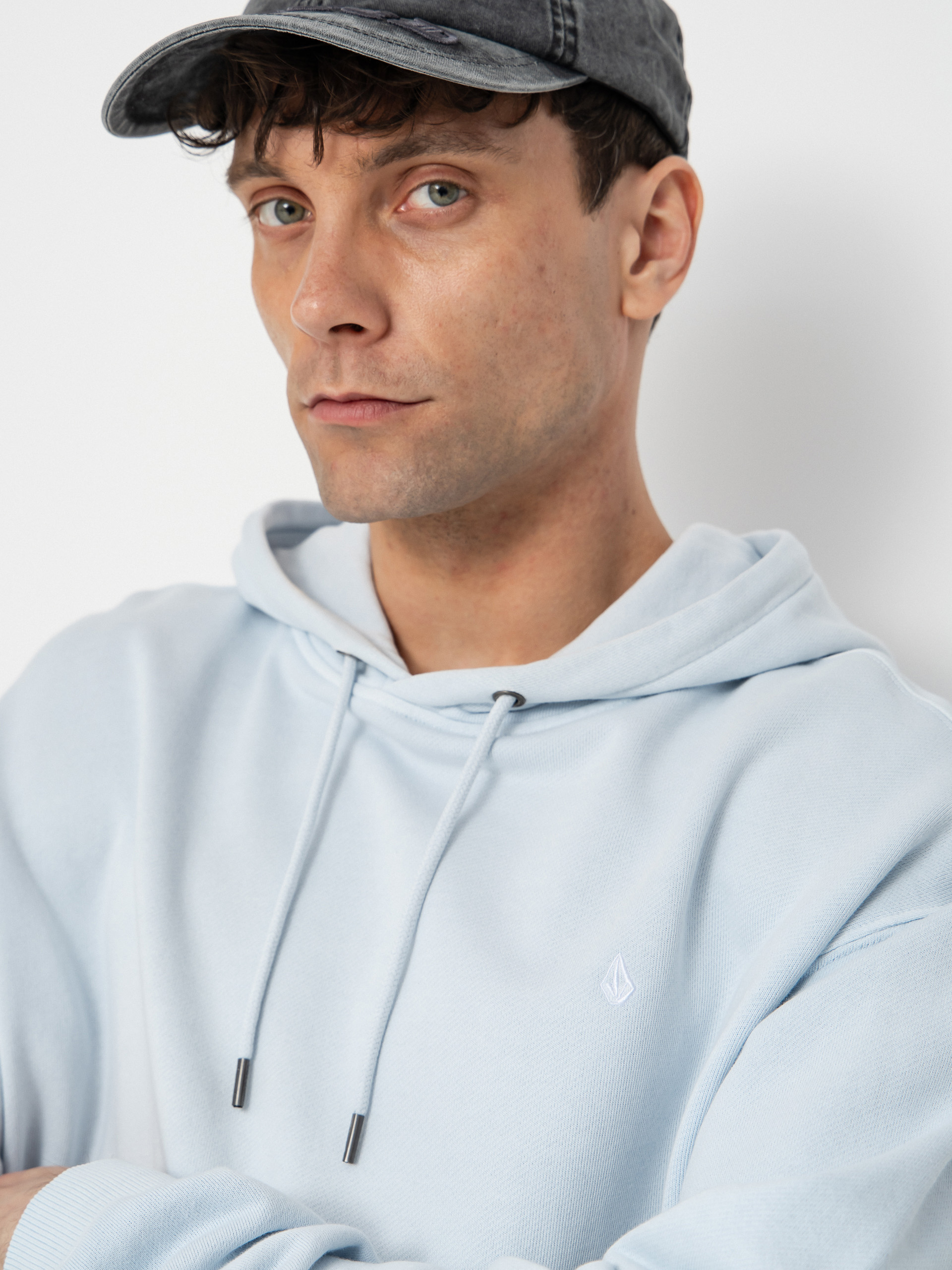 Volcom Single Stone Tw HD Hoodie (light blue acid)