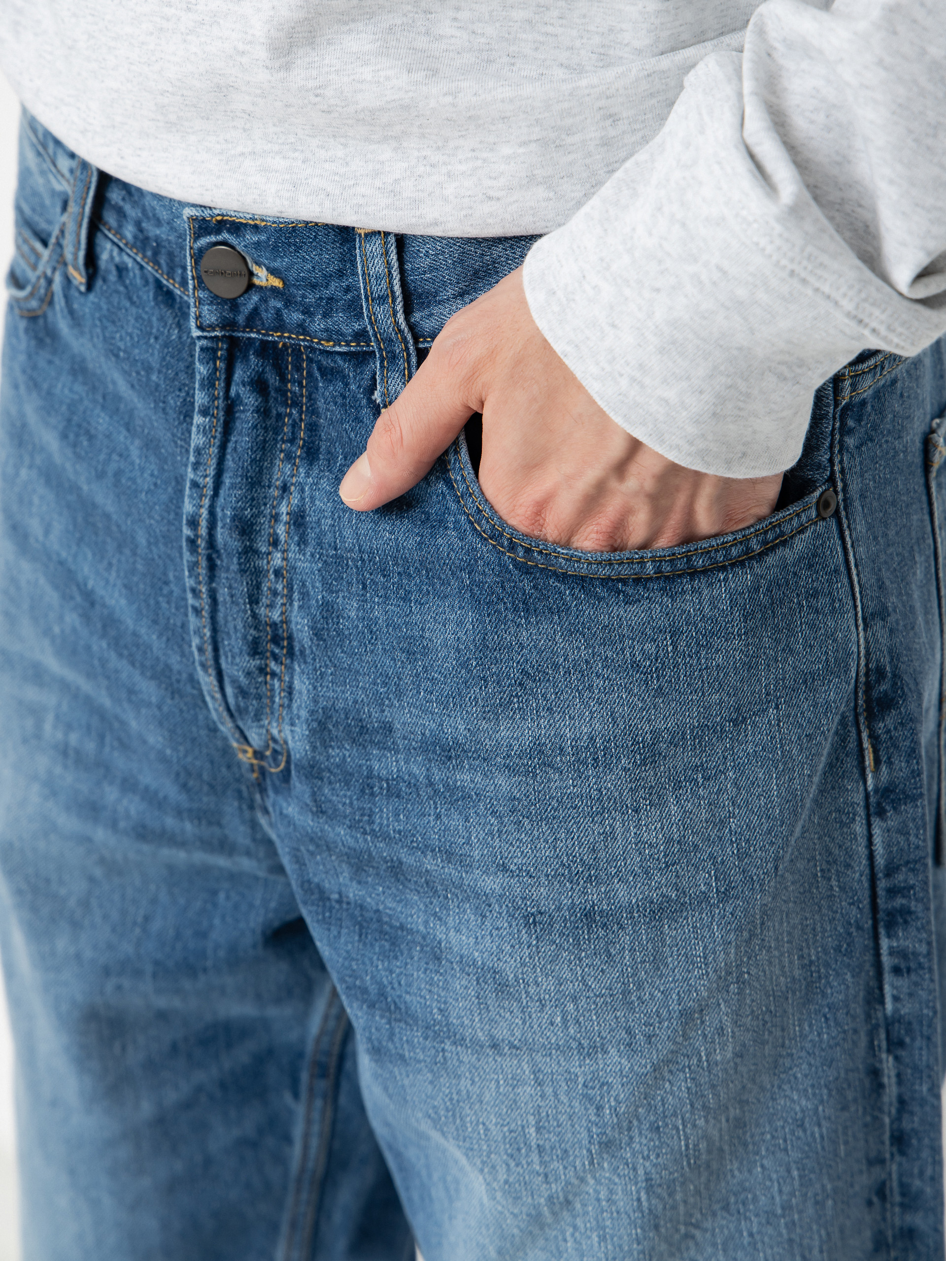 Carhartt WIP Marlow Pants (blue worn bleached)