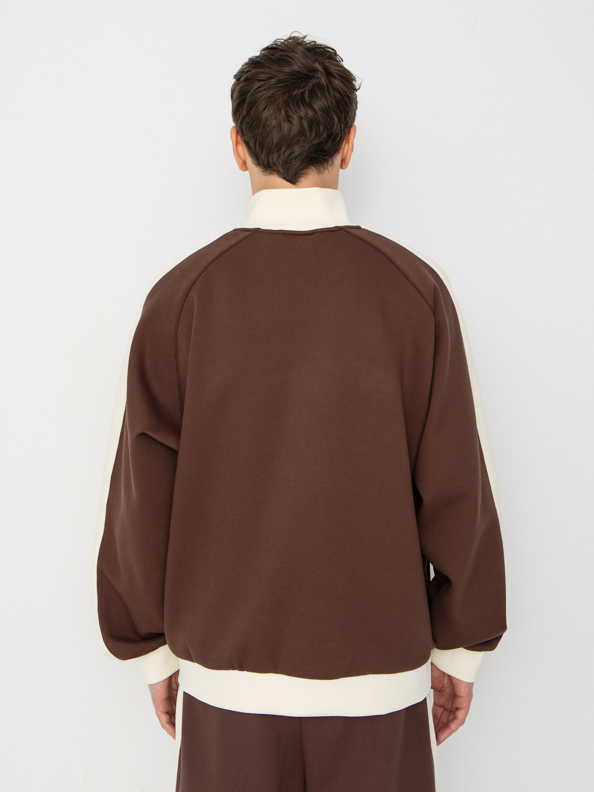 Karl Kani Signature Sidestripe Pique Sweatshirt (brown)