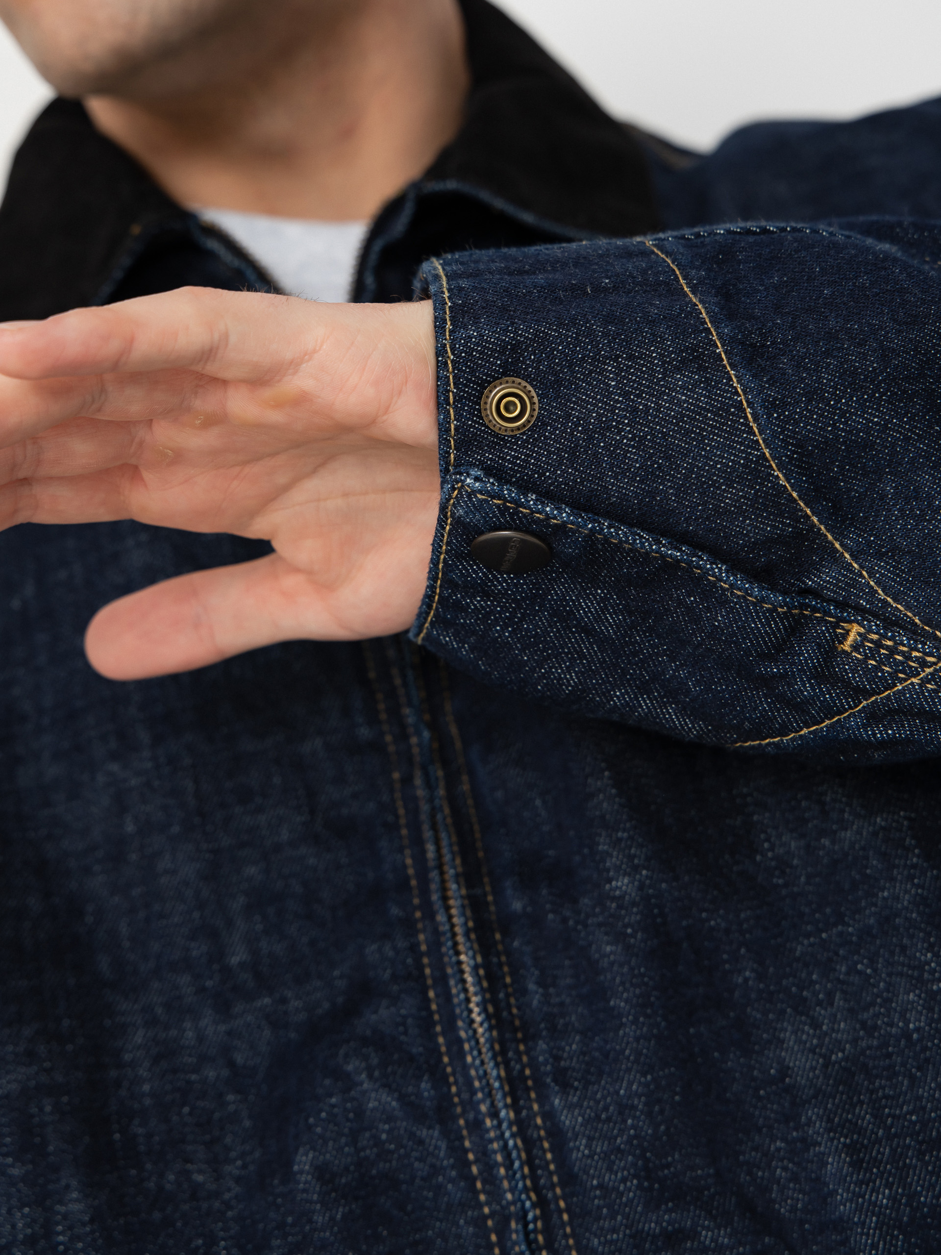 Carhartt WIP OG Detroit Jacket (blue/black)