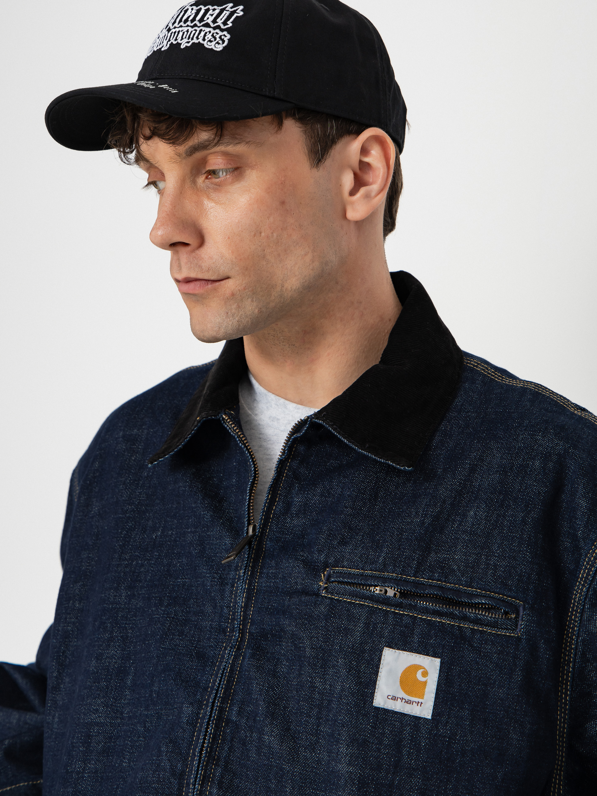 Carhartt WIP OG Detroit Jacket (blue/black)
