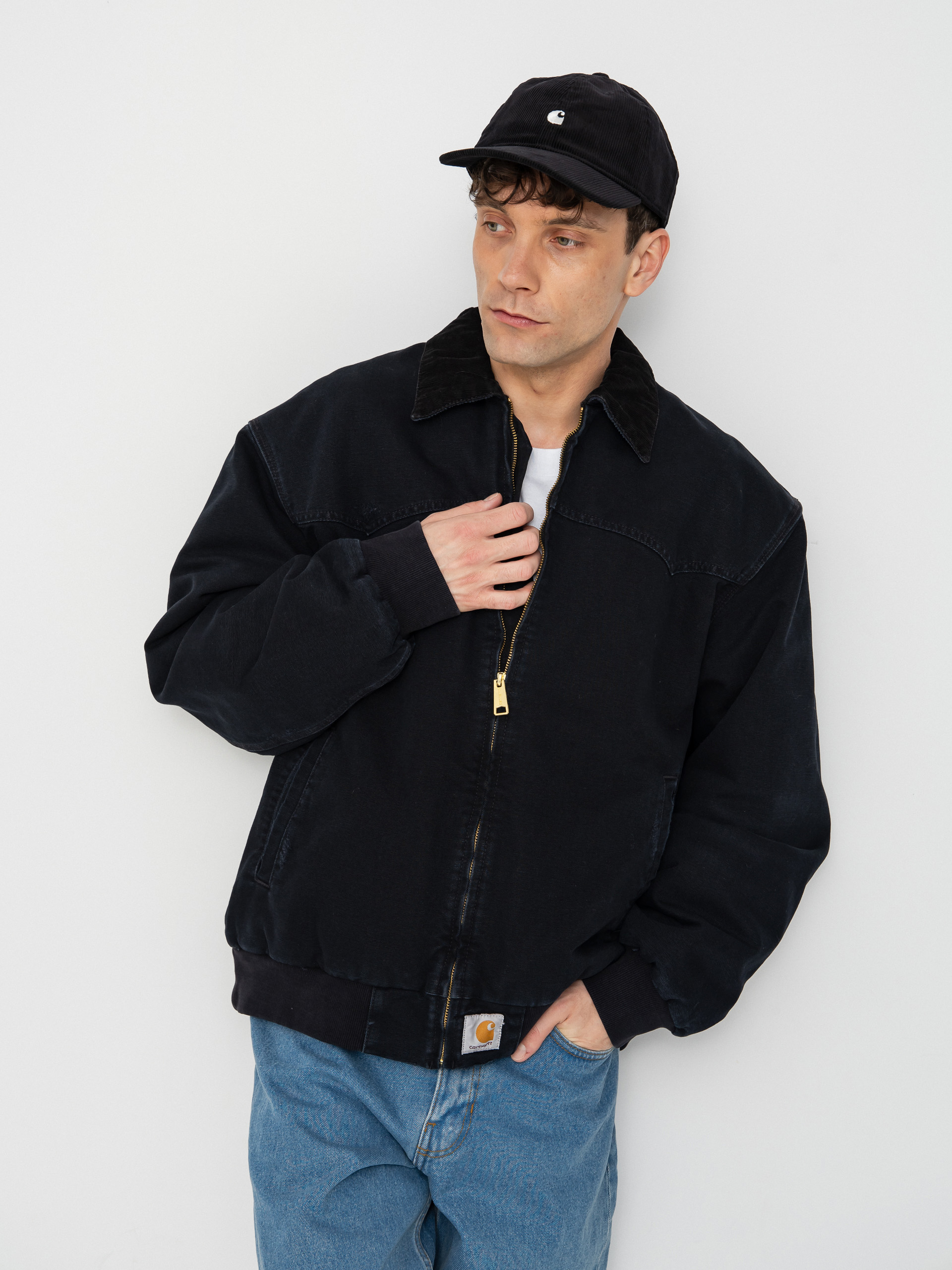 Carhartt WIP Jacket Harttronix Car Lux - black (black/grey heather)