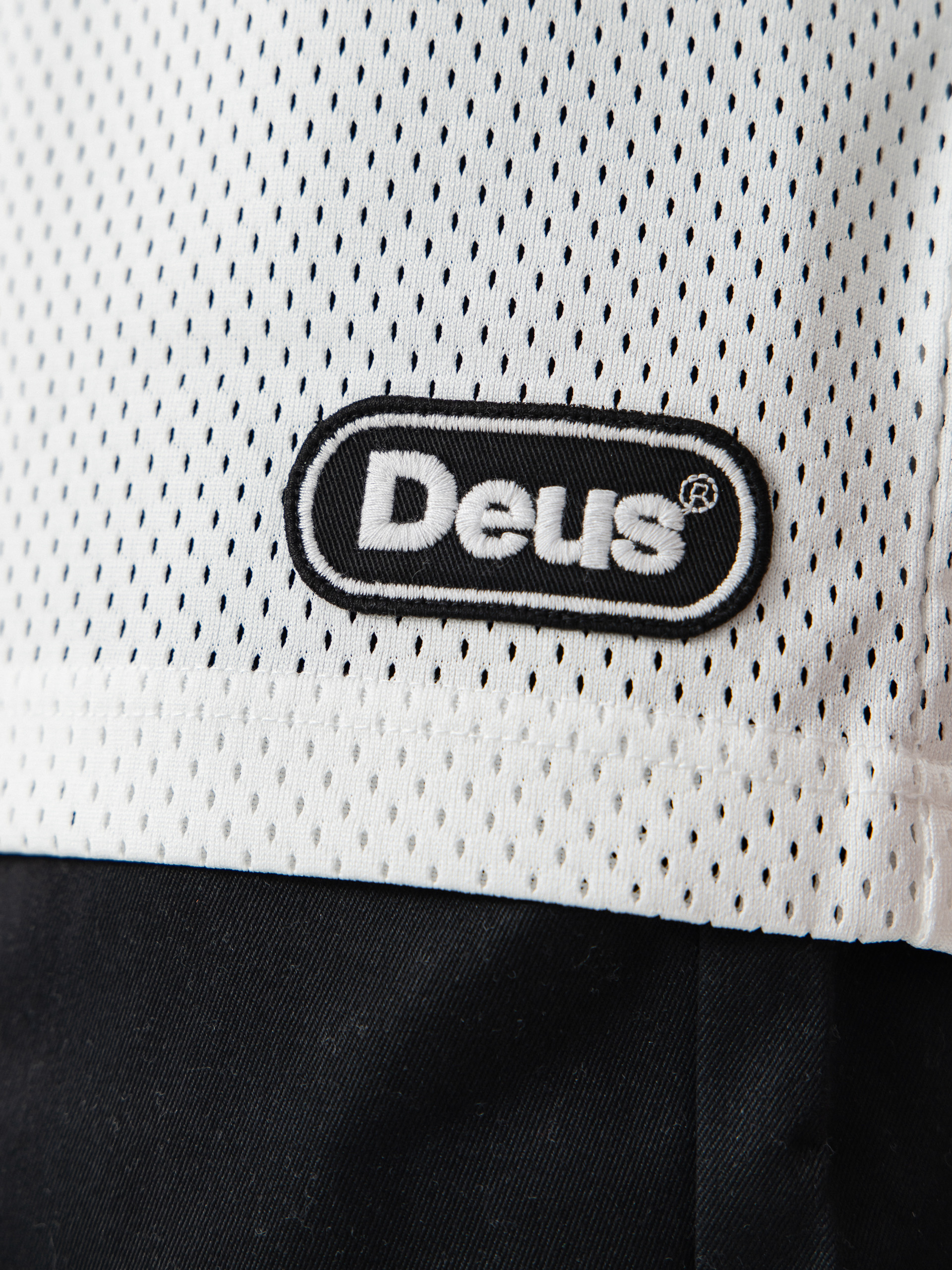 Deus Ex Machina Saber Moto Jersey T-Shirt (vintage white)