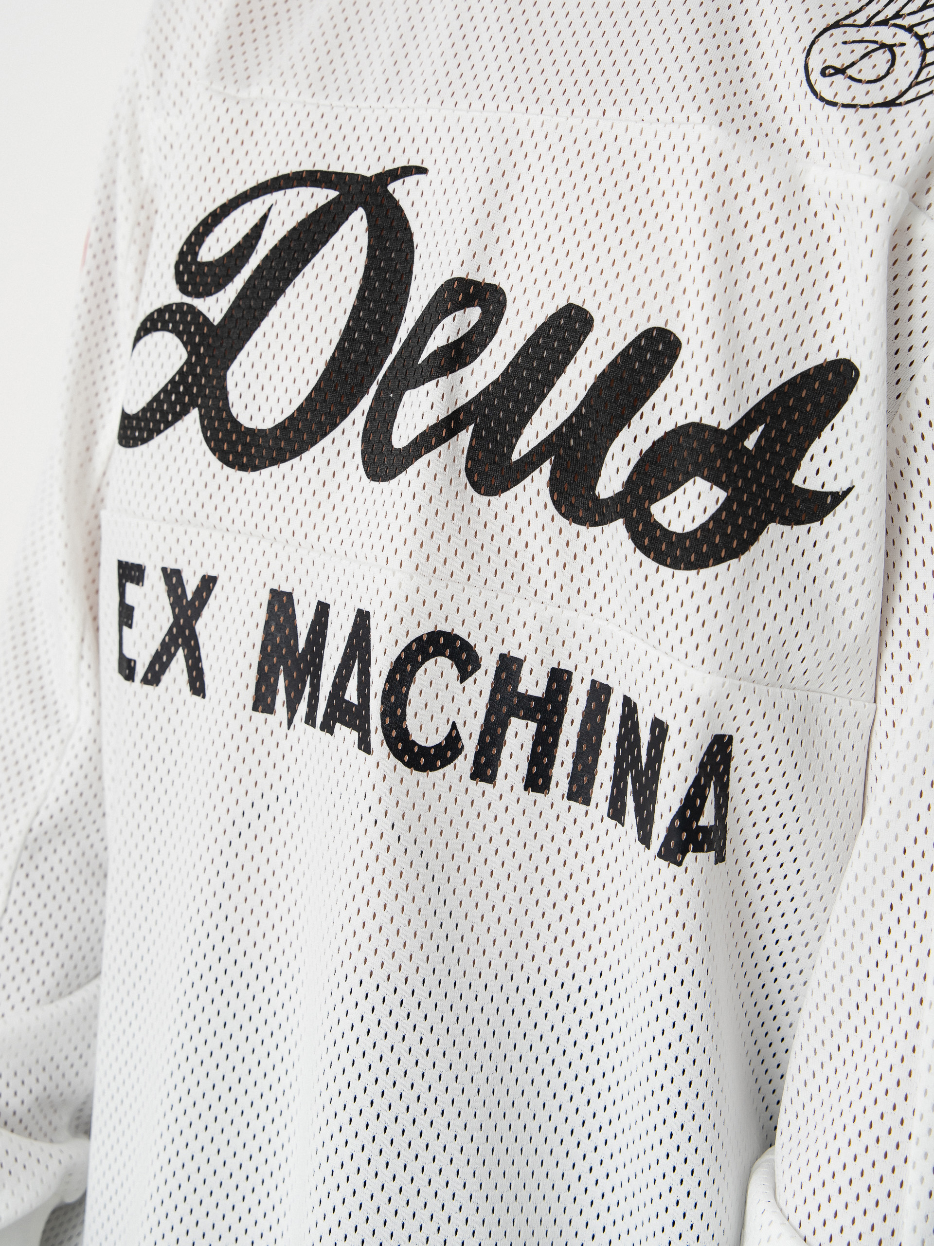 Deus Ex Machina Saber Moto Jersey T-Shirt (vintage white)