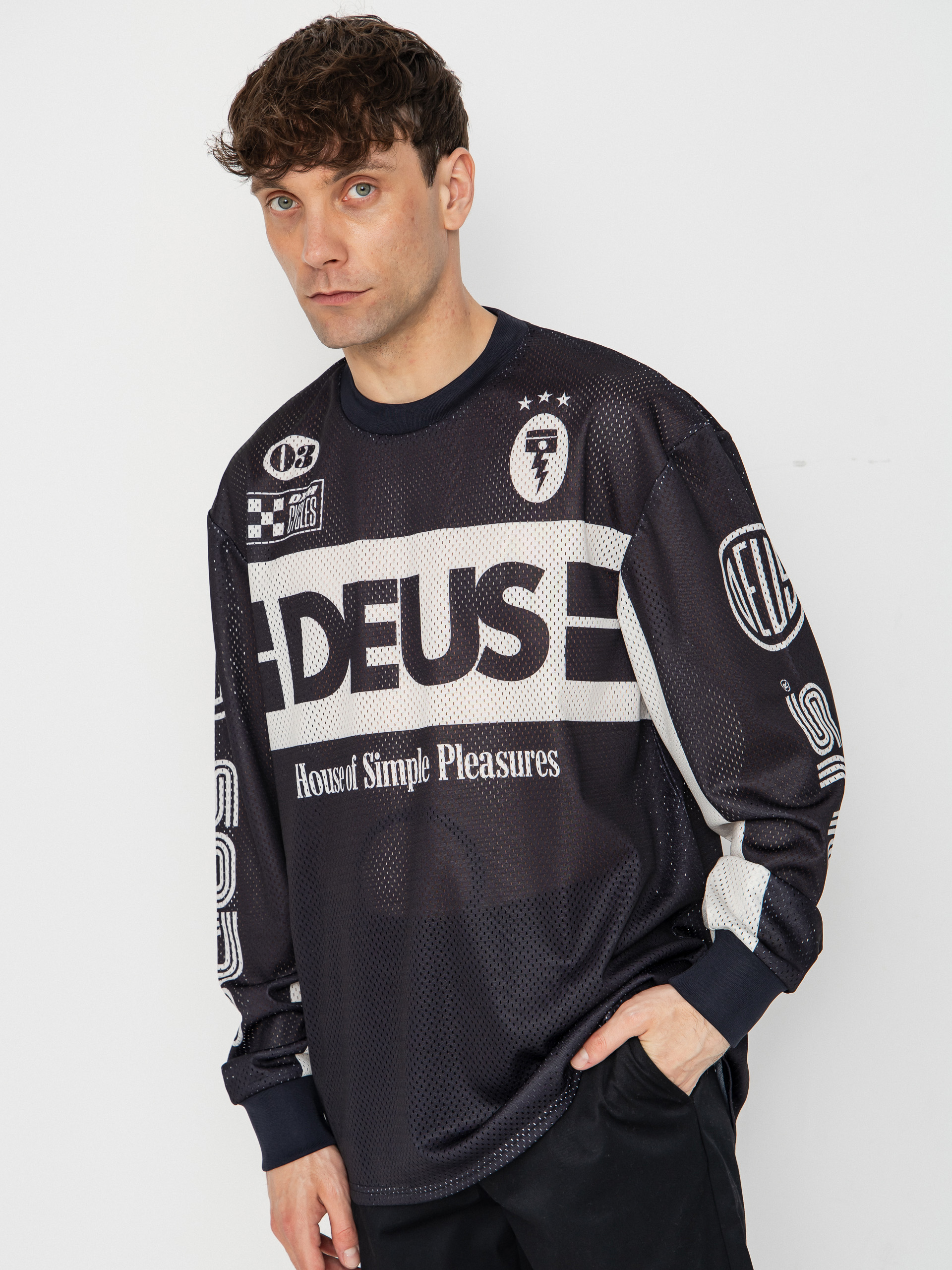 Deus Ex Machina Off Road Mx Jersey 2.0 T-Shirt - black (black)
