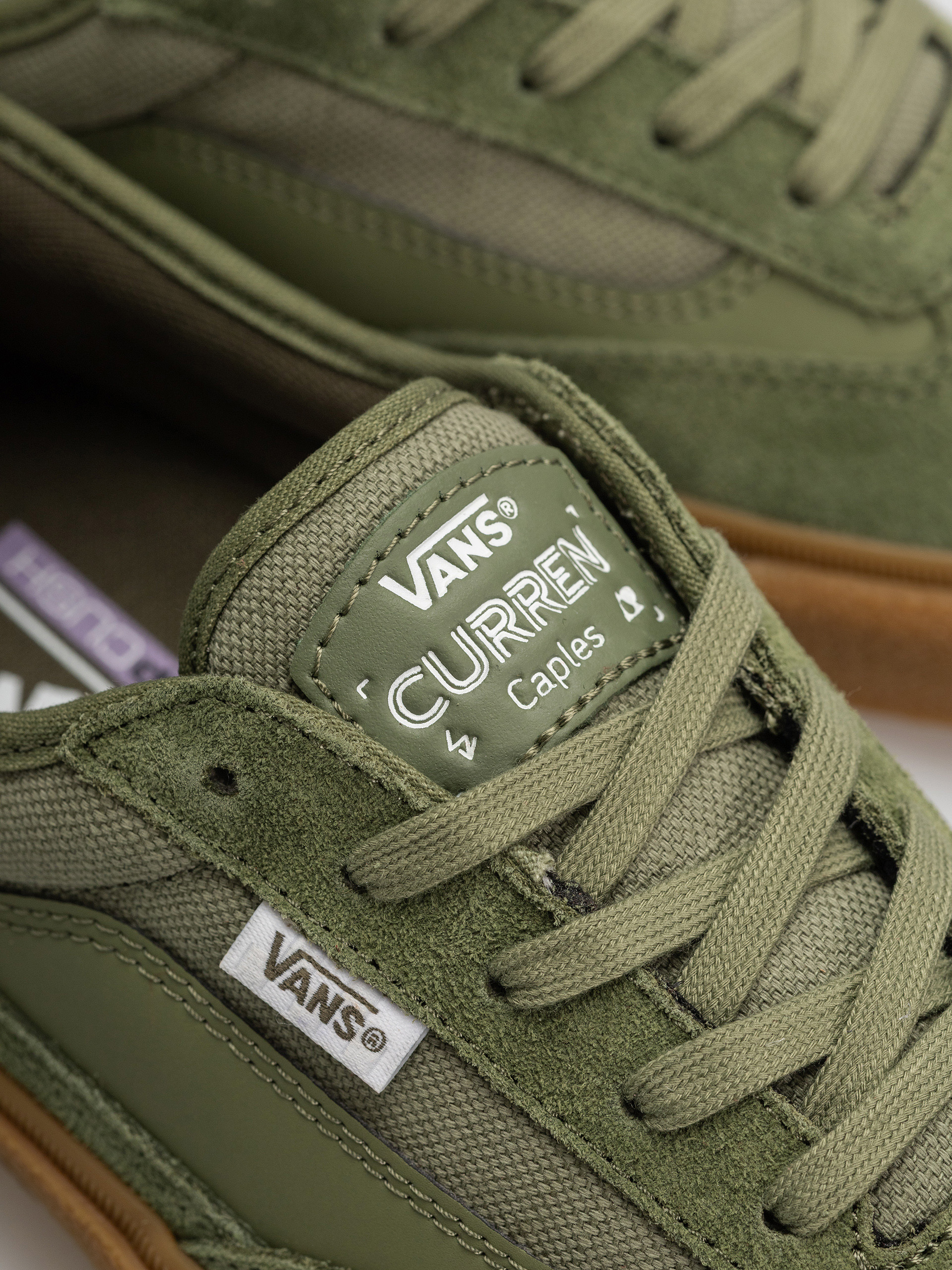 Vans Skate Curren Caples Shoes (green/gum)