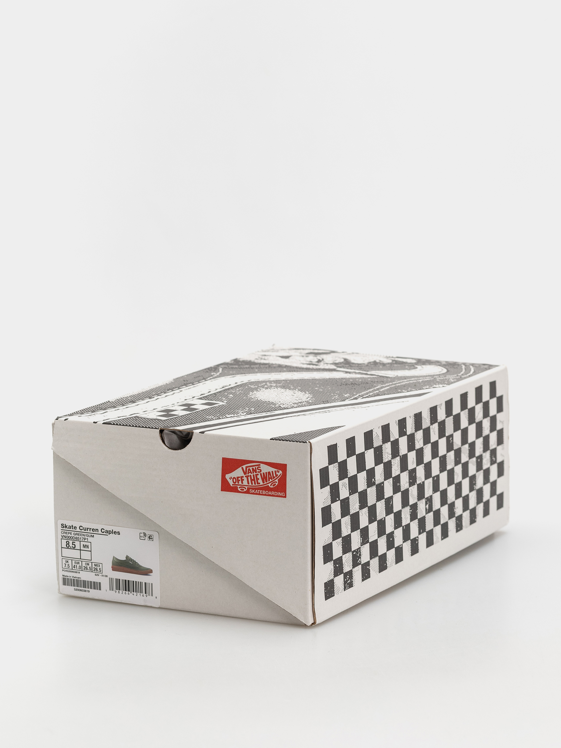 Vans Skate Curren Caples Schuhe (green/gum)