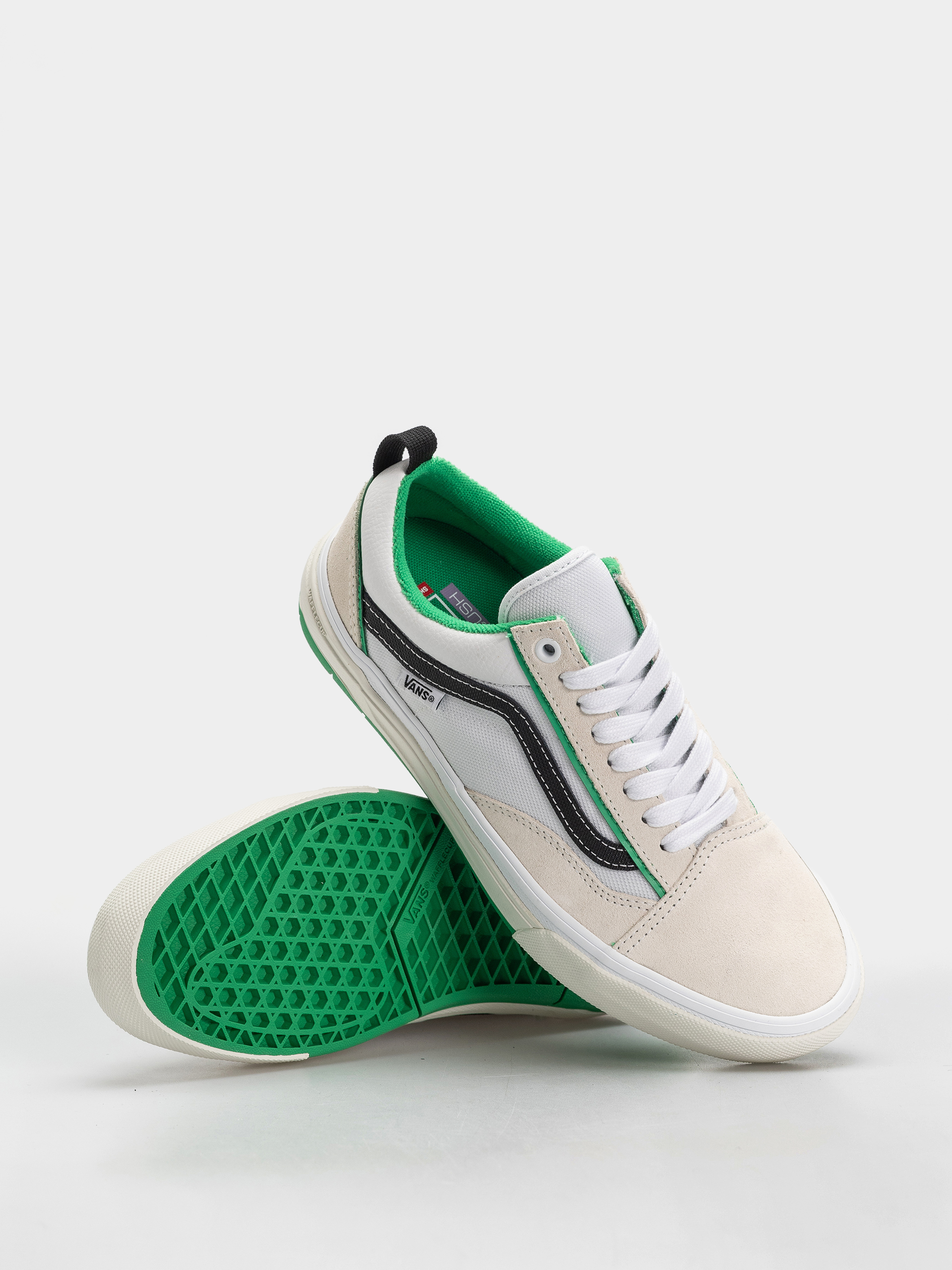 Vans Shoes Skate Old Skool Wafflecup (white/green)