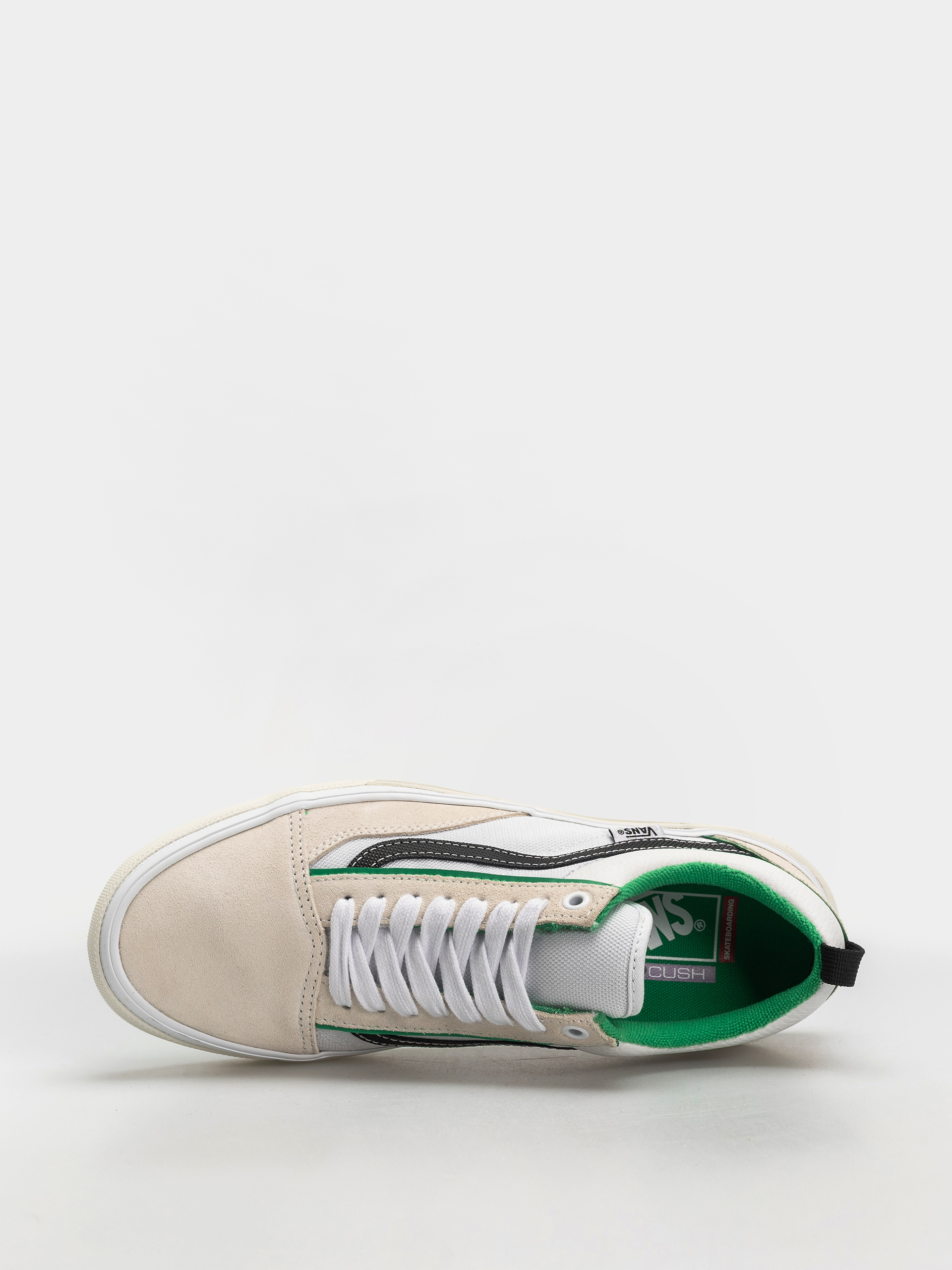 Vans Schuhe Skate Old Skool Wafflecup (white/green)
