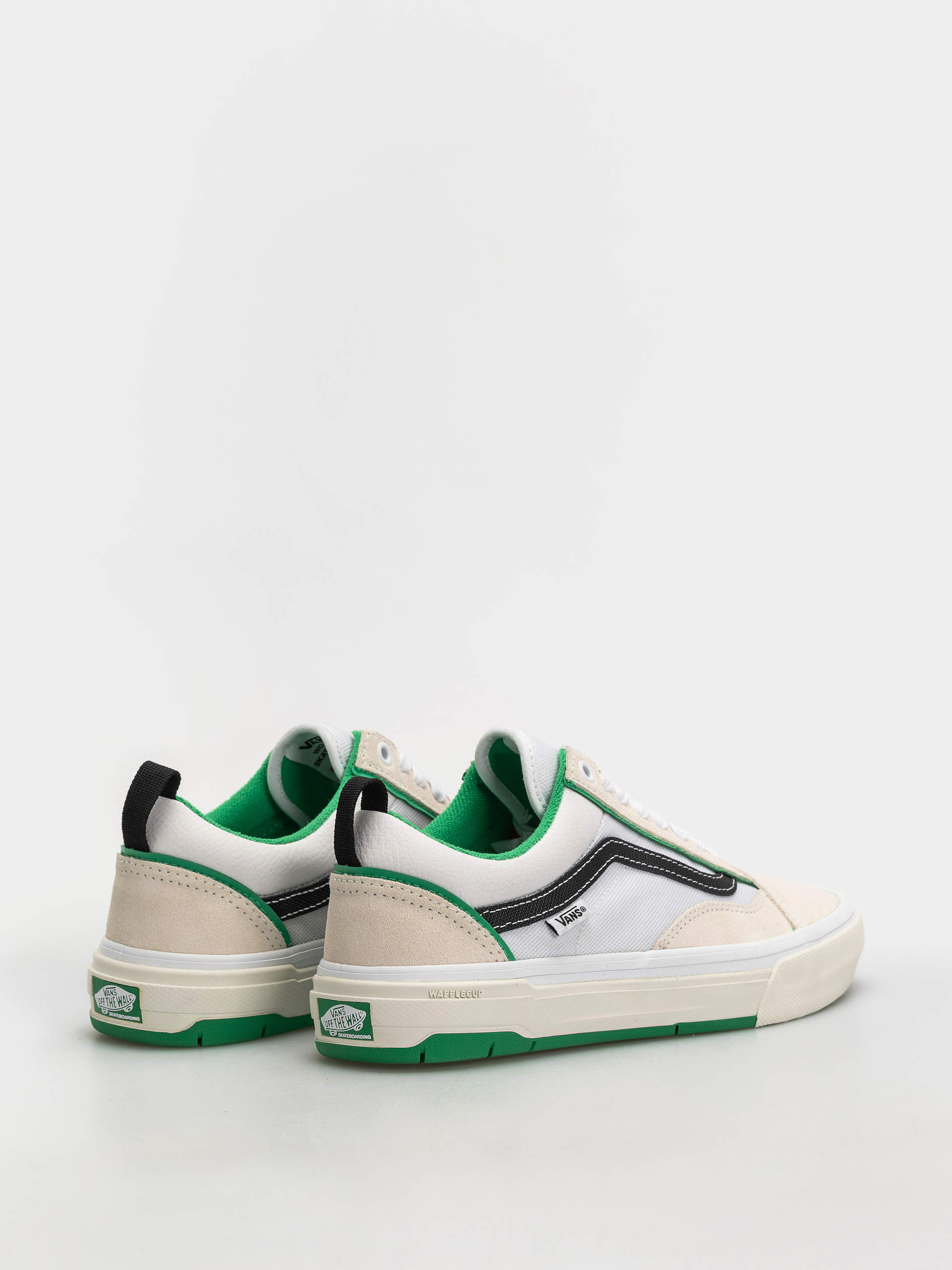 Vans Shoes Skate Old Skool Wafflecup (white/green)