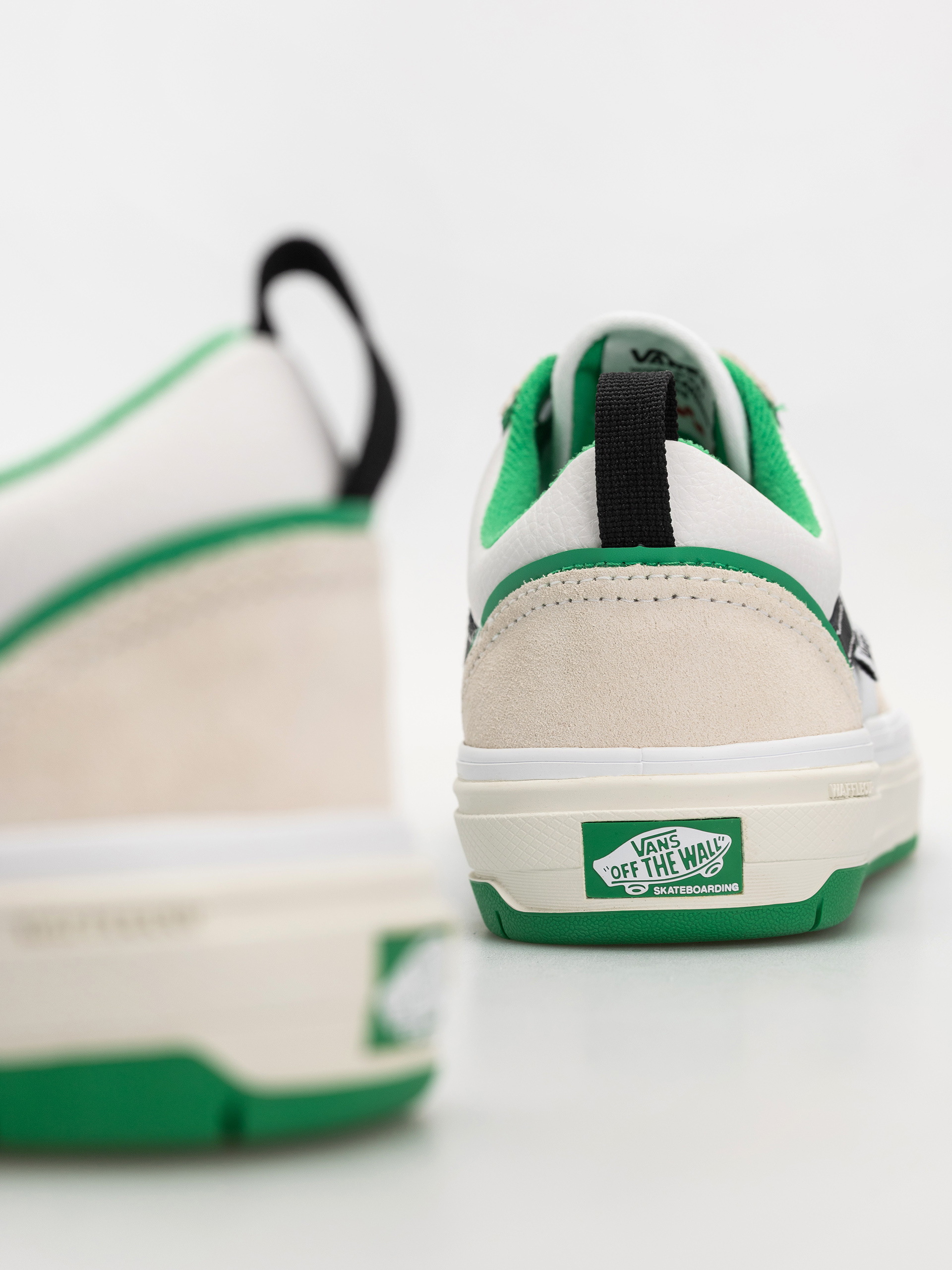 Vans Shoes Skate Old Skool Wafflecup (white/green)