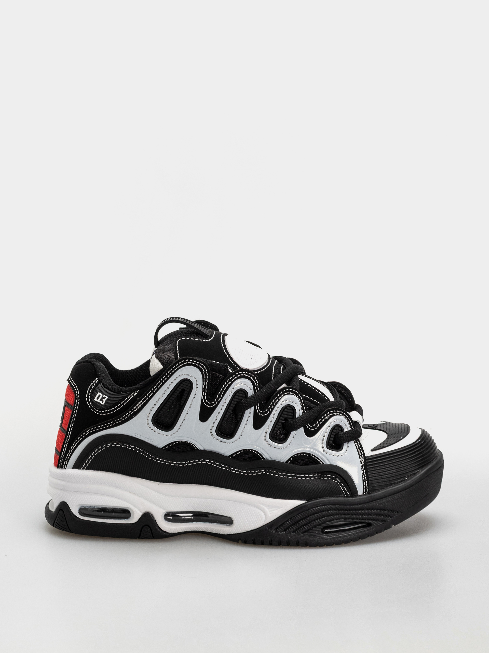 Osiris Shoes D3 2001 - black (black/white/red)