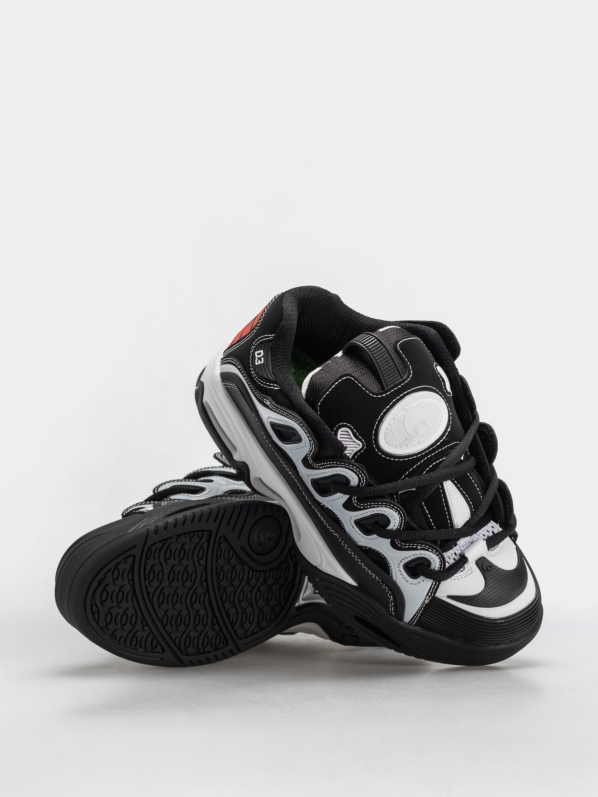 Osiris Shoes D3 2001 - black (black/white/red)