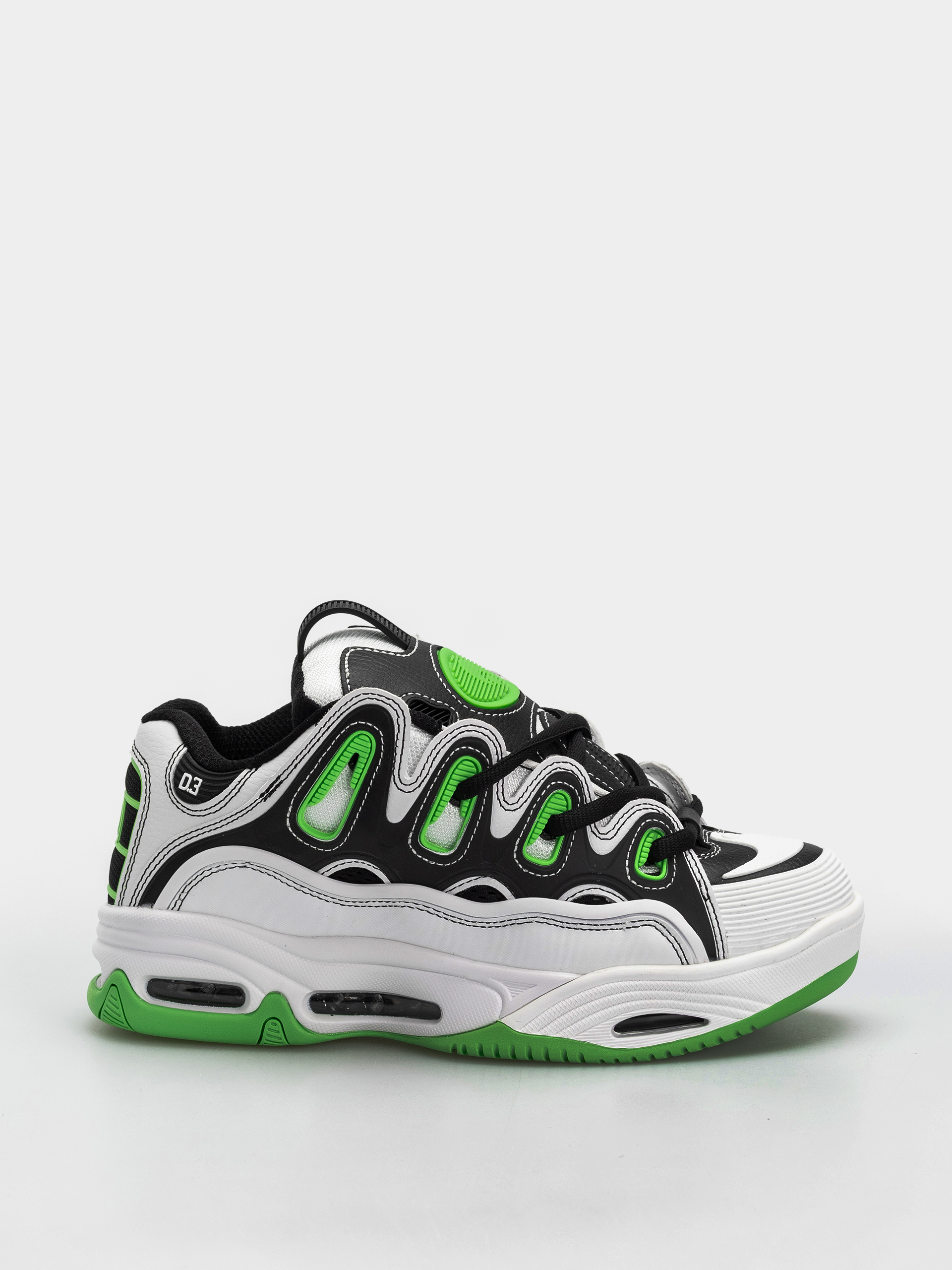 Osiris Shoes D3 2001 (white/black/green)
