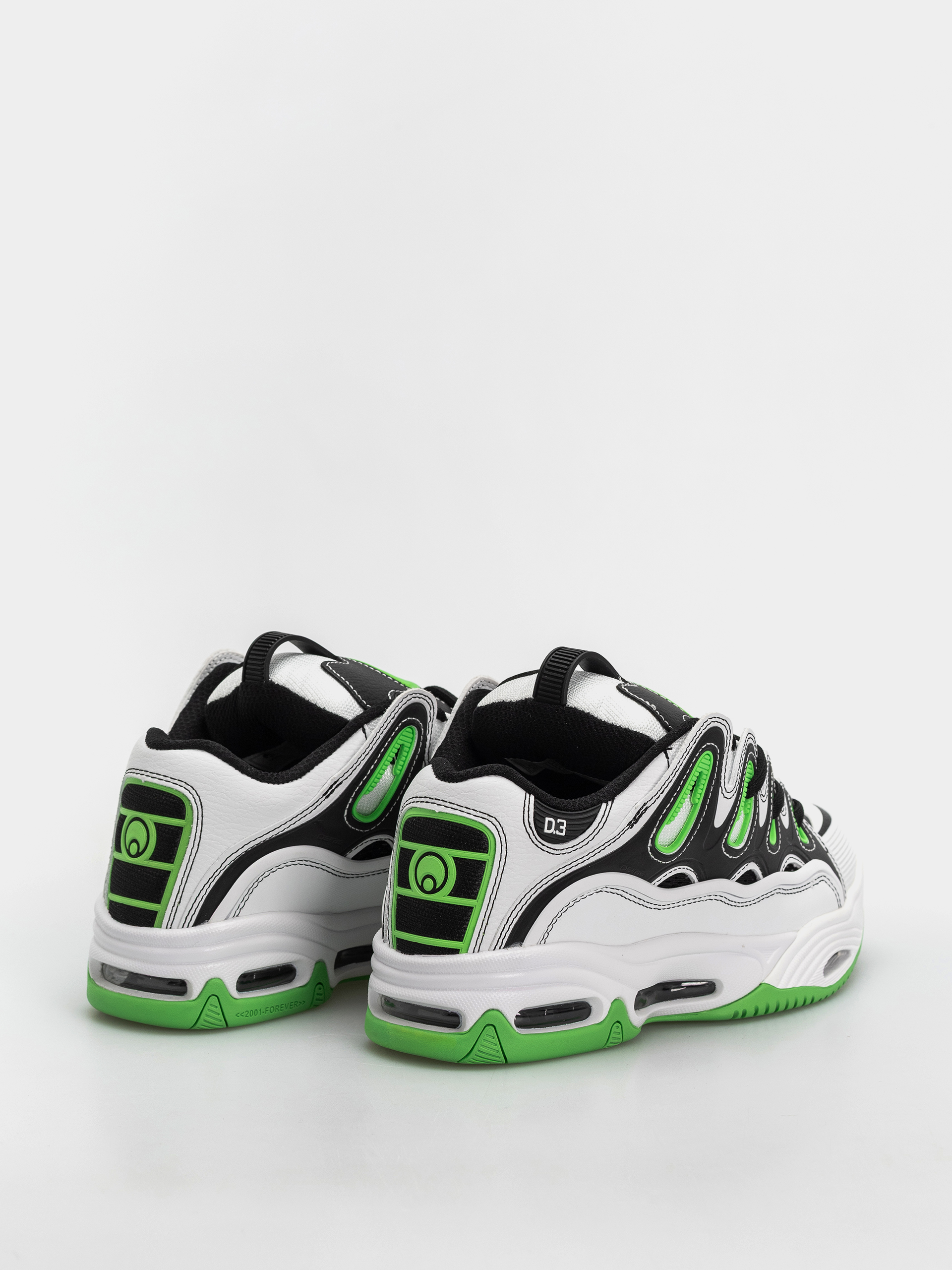 Osiris Shoes D3 2001 (white/black/green)