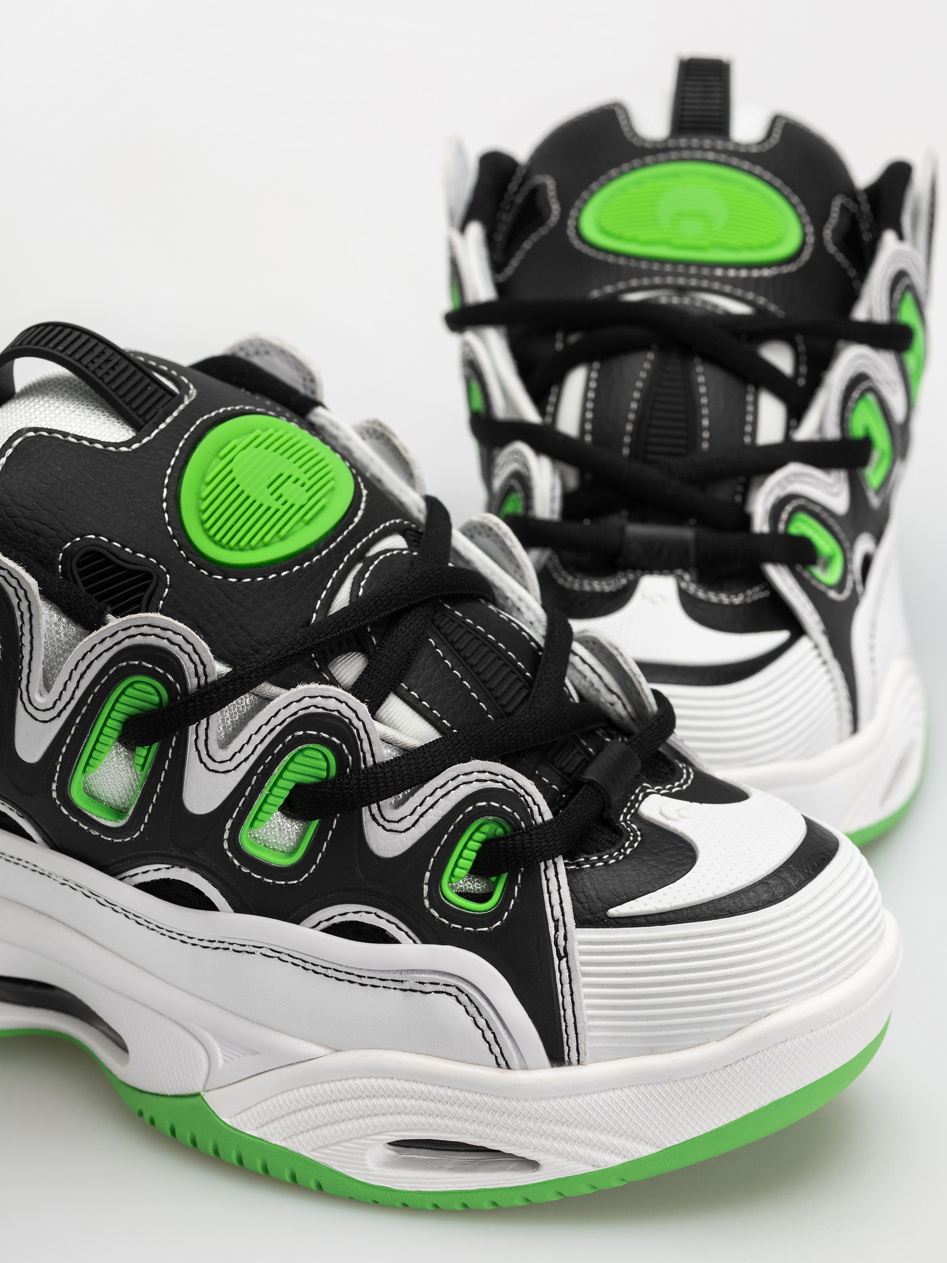Osiris Schuhe D3 2001 (white/black/green)