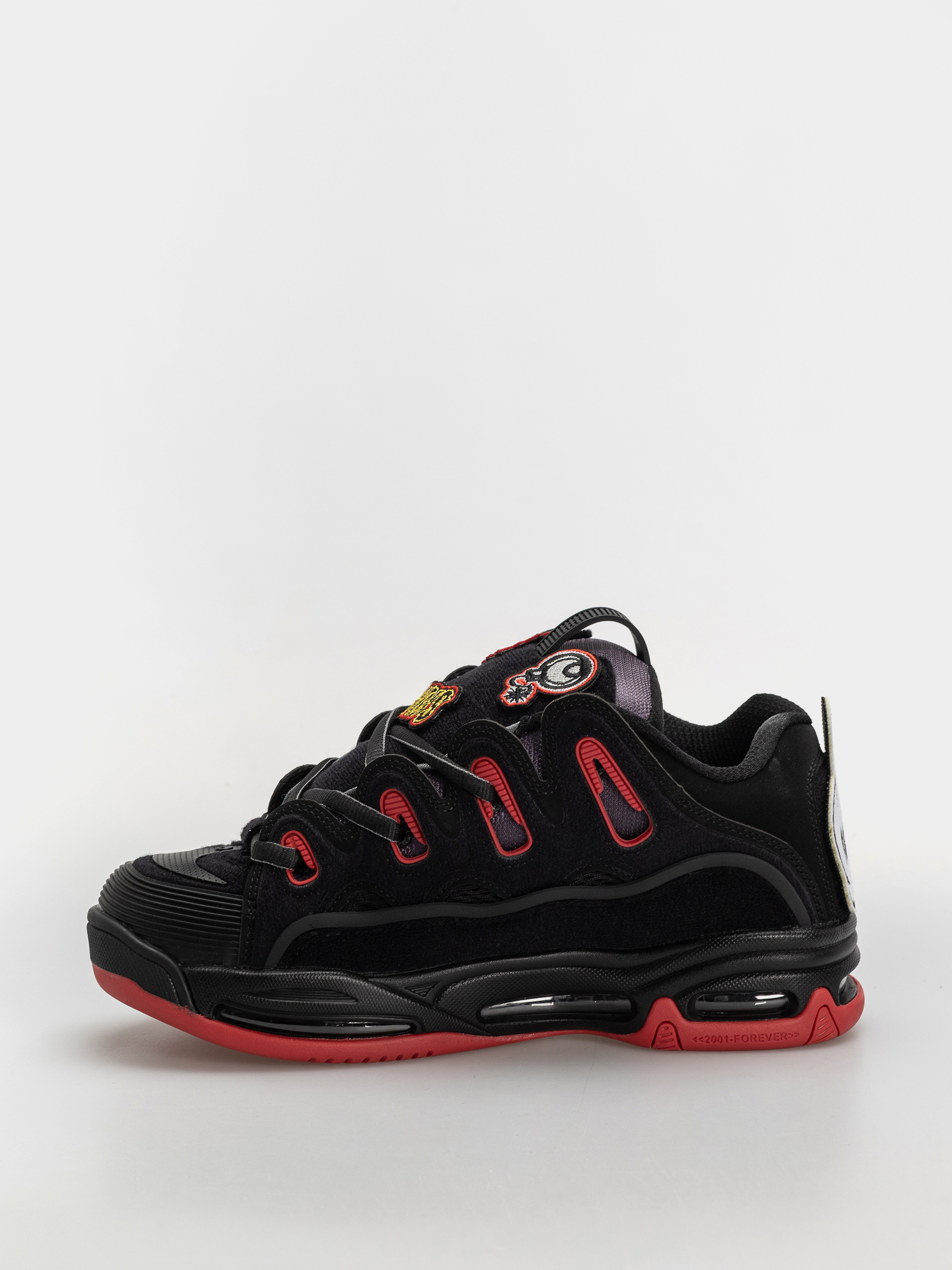 Osiris Schuhe D3 2001 (black/red/velcro)