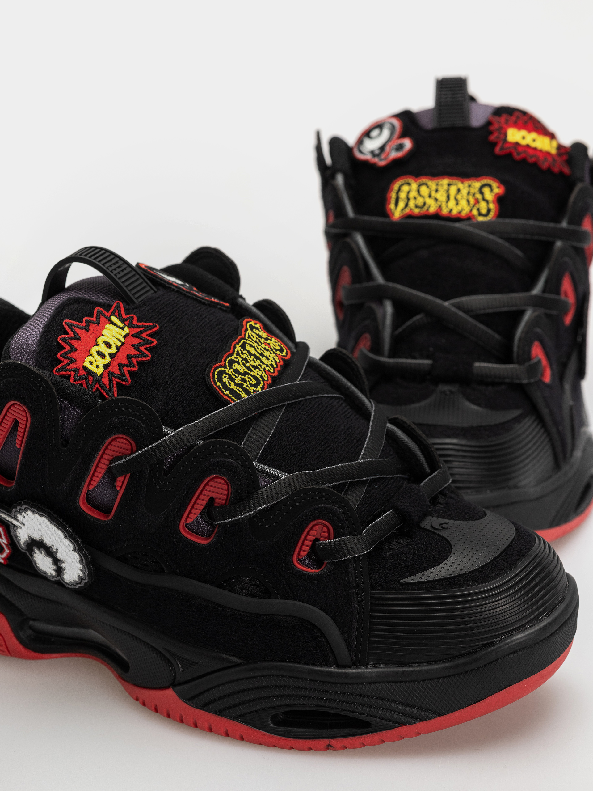 Osiris Schuhe D3 2001 (black/red/velcro)