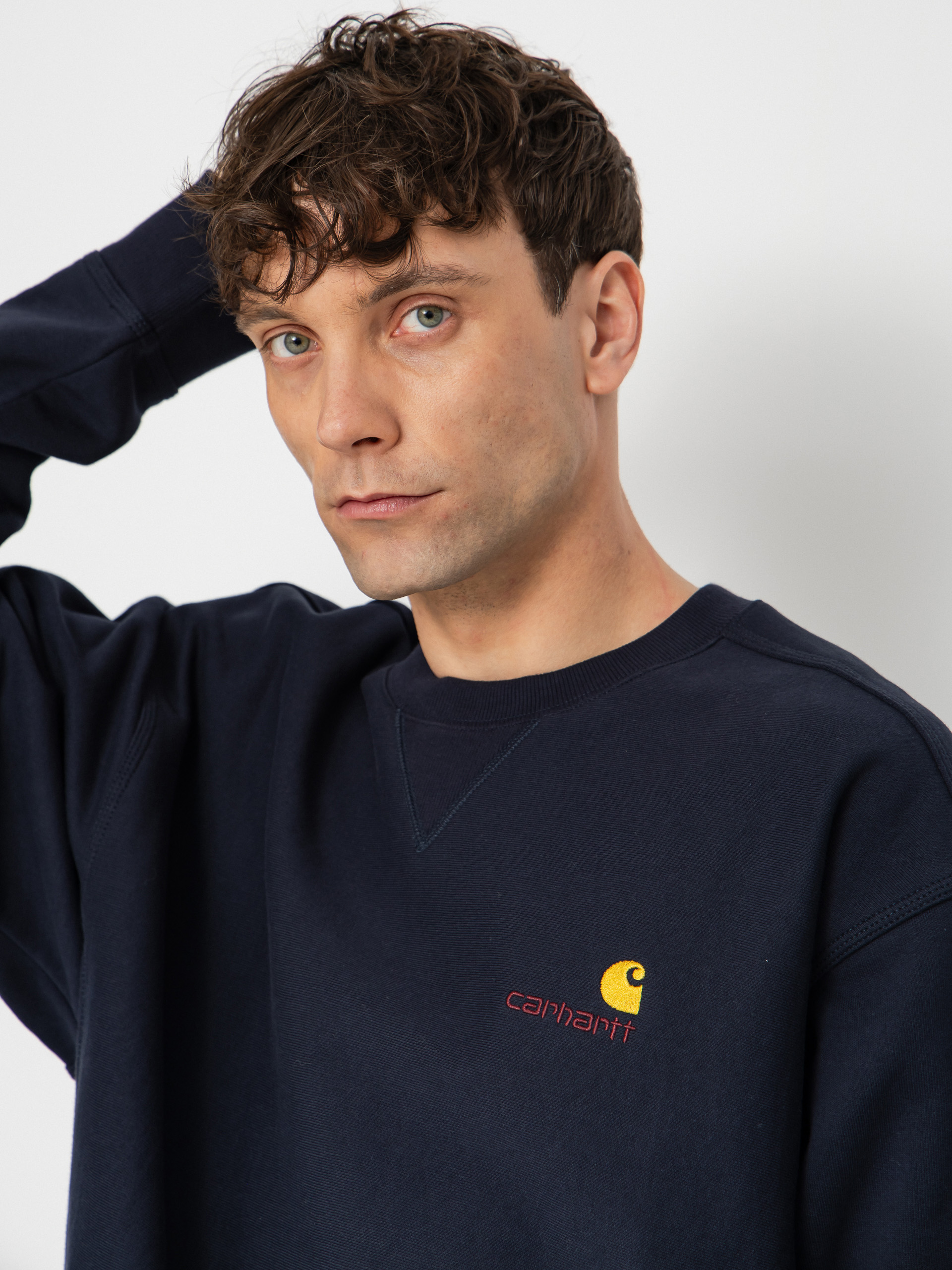 Carhartt WIP Sweatshirt American Script (deep night)