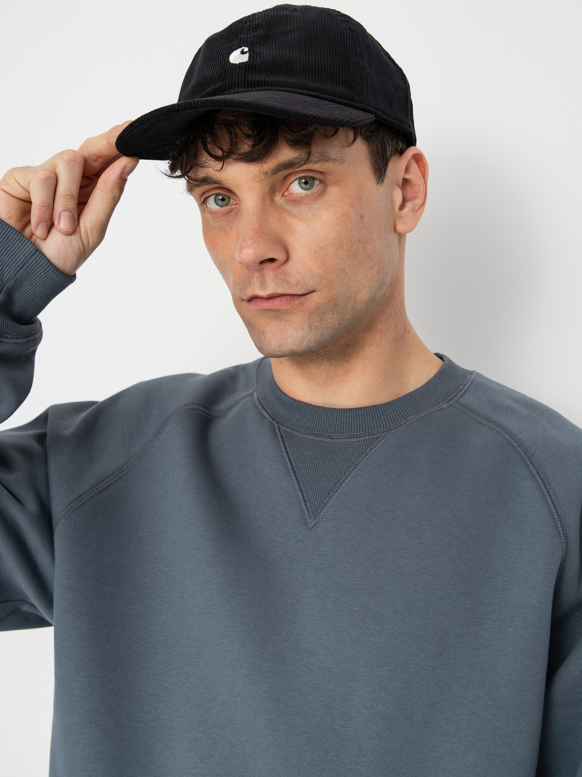 Carhartt WIP Sweatshirt Chase (cozy blue/gold)