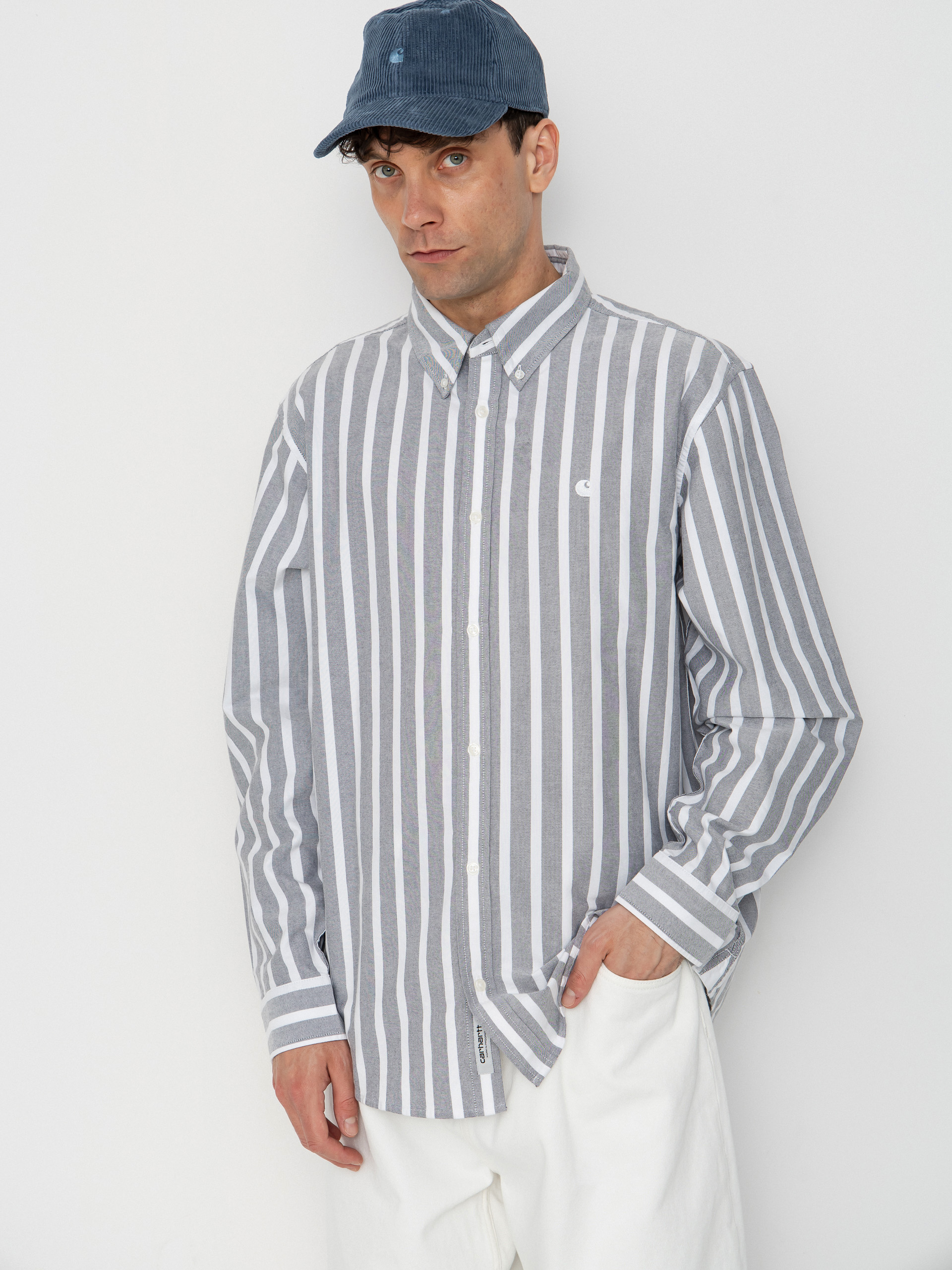 Carhartt WIP Hemd Deven (deven stripe/black/white)