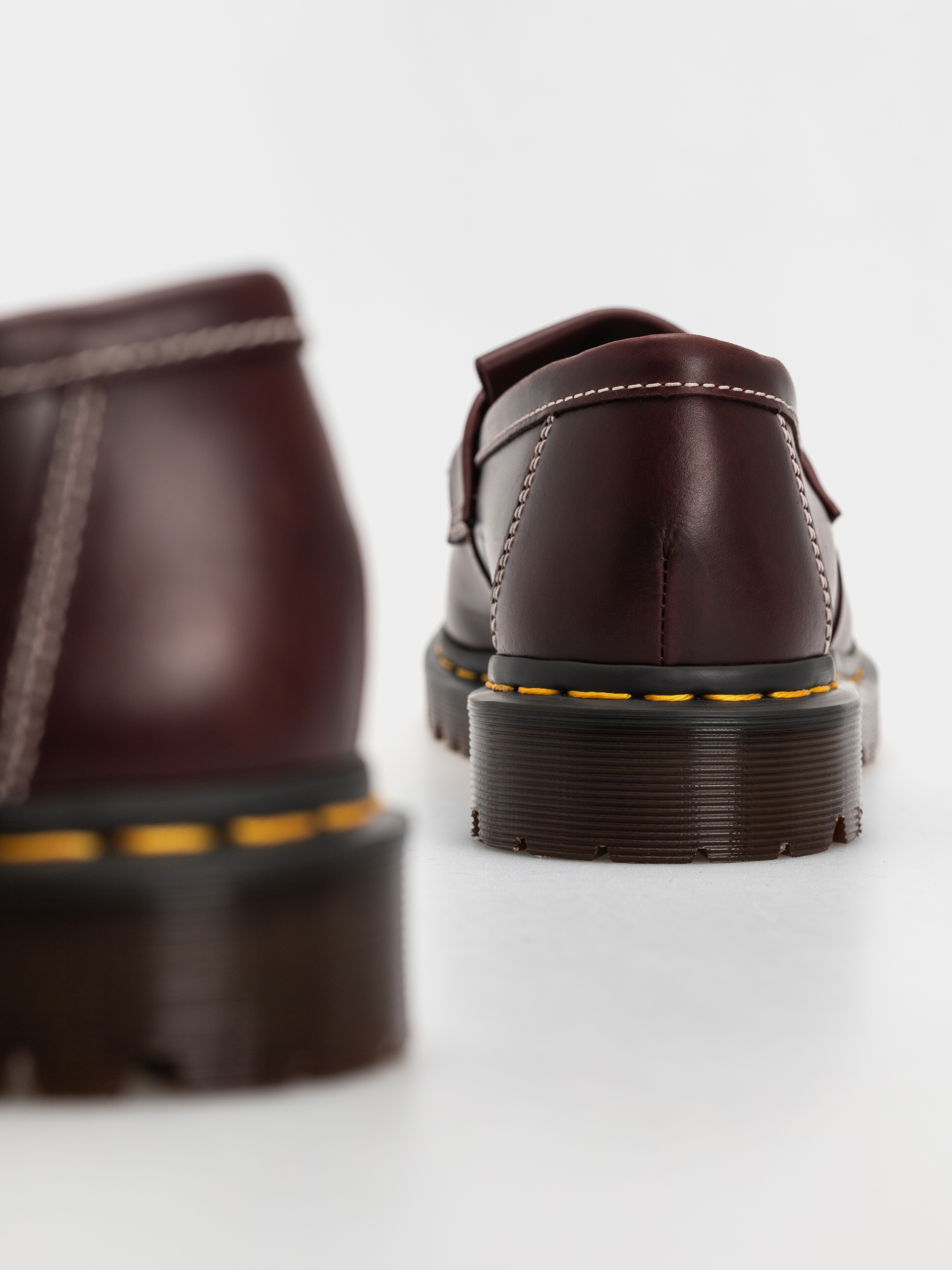 Dr. Martens Shoes Adrian Ben Tassel Loafer (cherry red orleans)