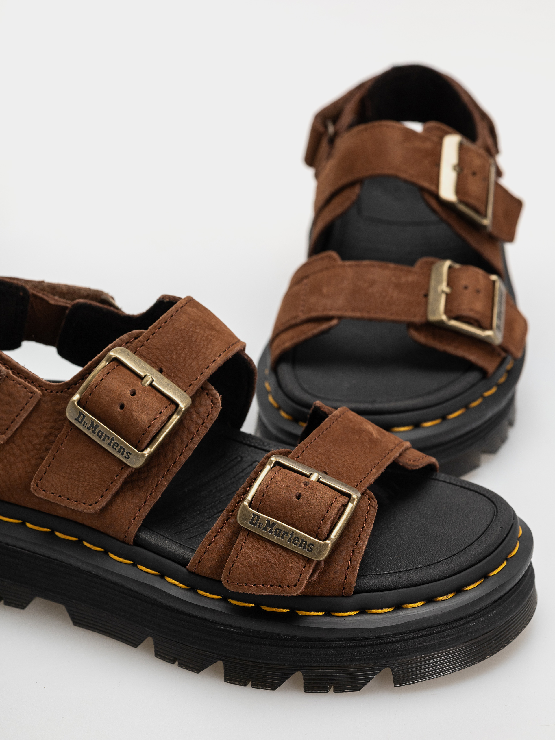 Dr. Martens Sandalen ZebZag Wmn (sepia brown tumbled nubuck)
