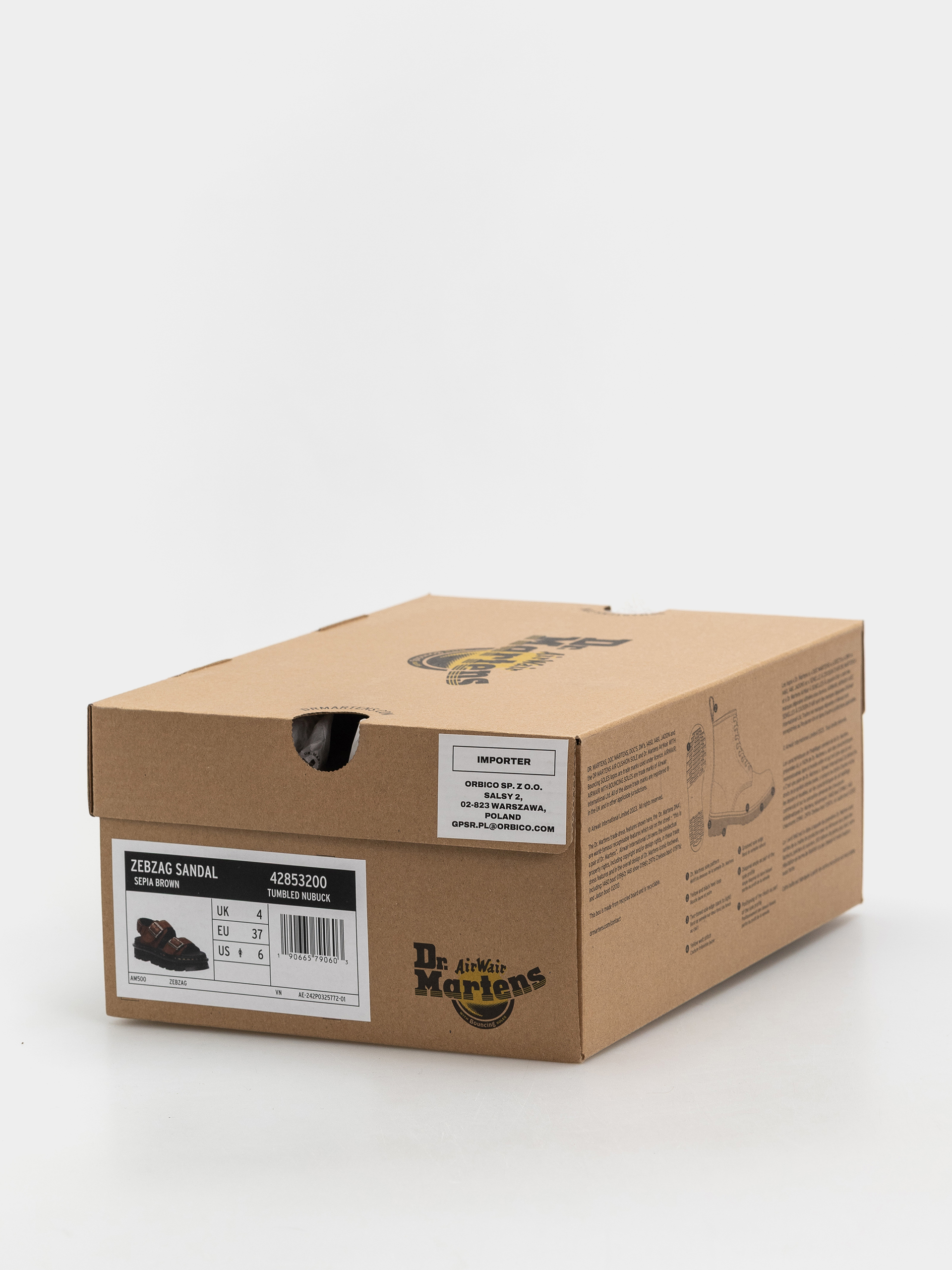 Dr. Martens Sandalen ZebZag Wmn (sepia brown tumbled nubuck)