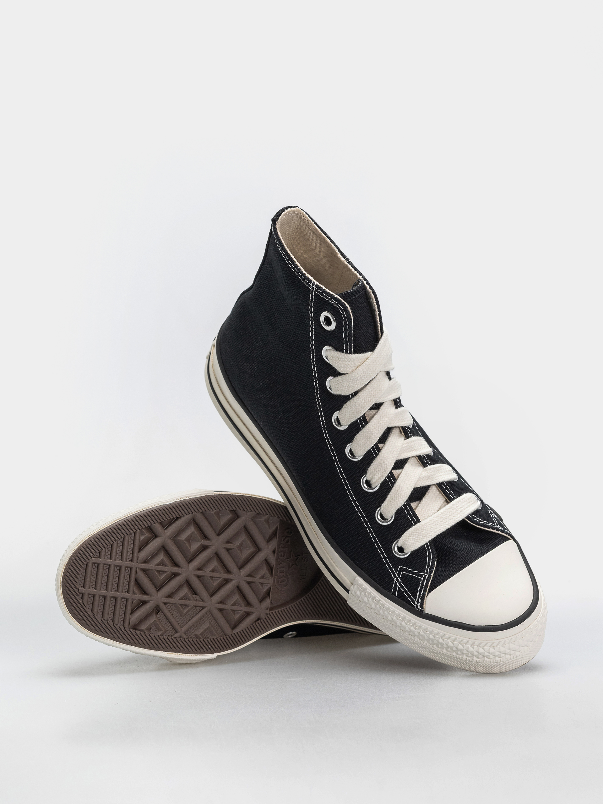 Converse Chucks Chuck Taylor Throwback Hi (black/vintage white)