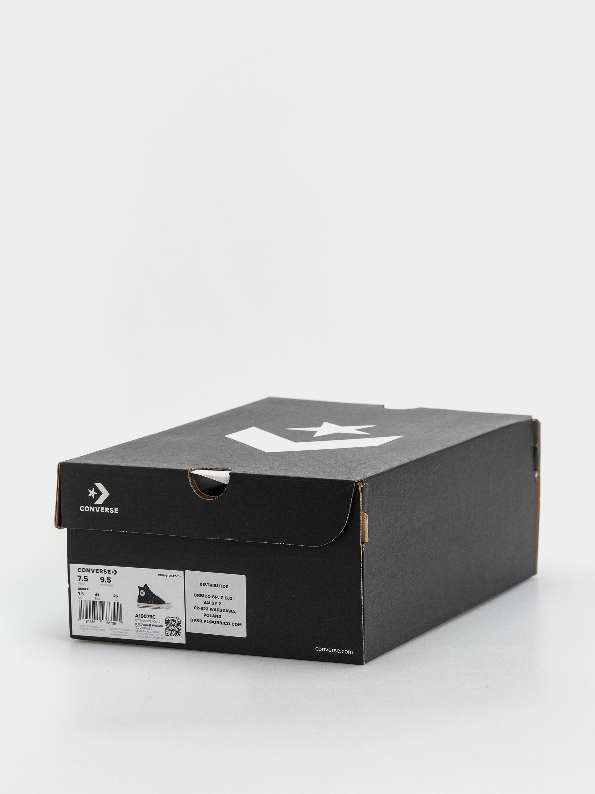 Converse Chucks Chuck Taylor Throwback Hi (black/vintage white)