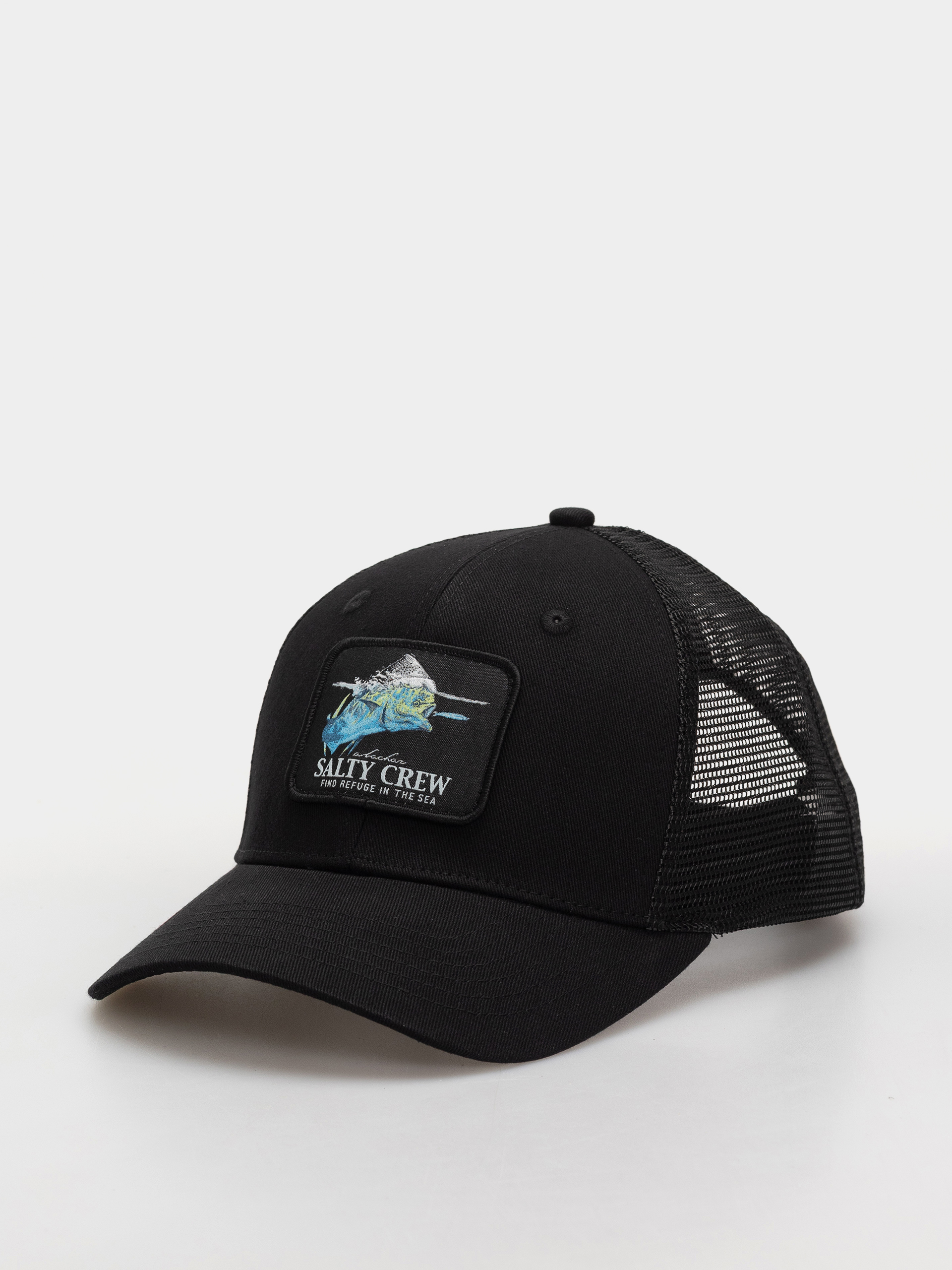 Salty Crew Cap Mahi Surface Trucker (black)
