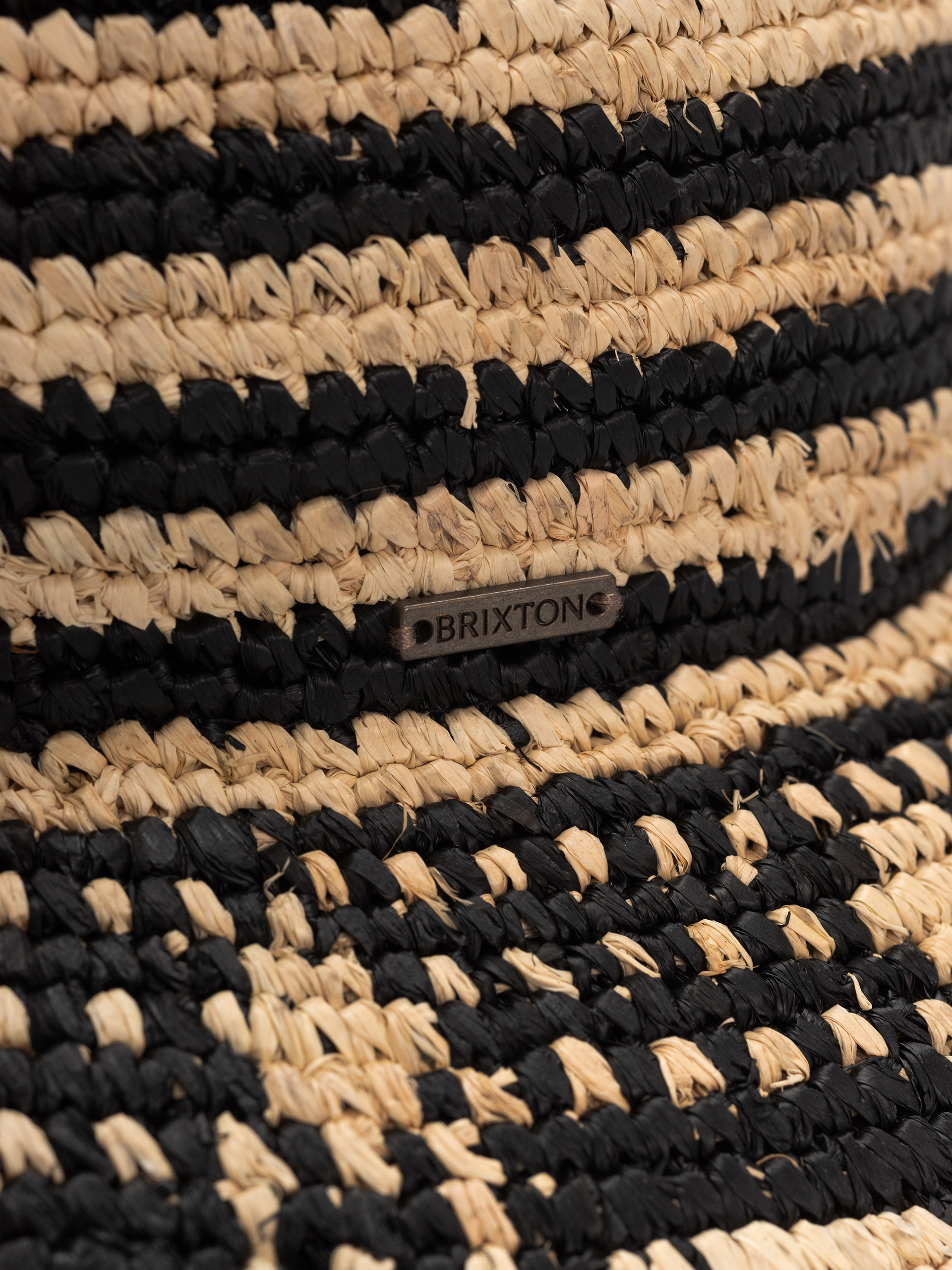 Brixton Hat Redding Packable Straw Wmn (black/natural)