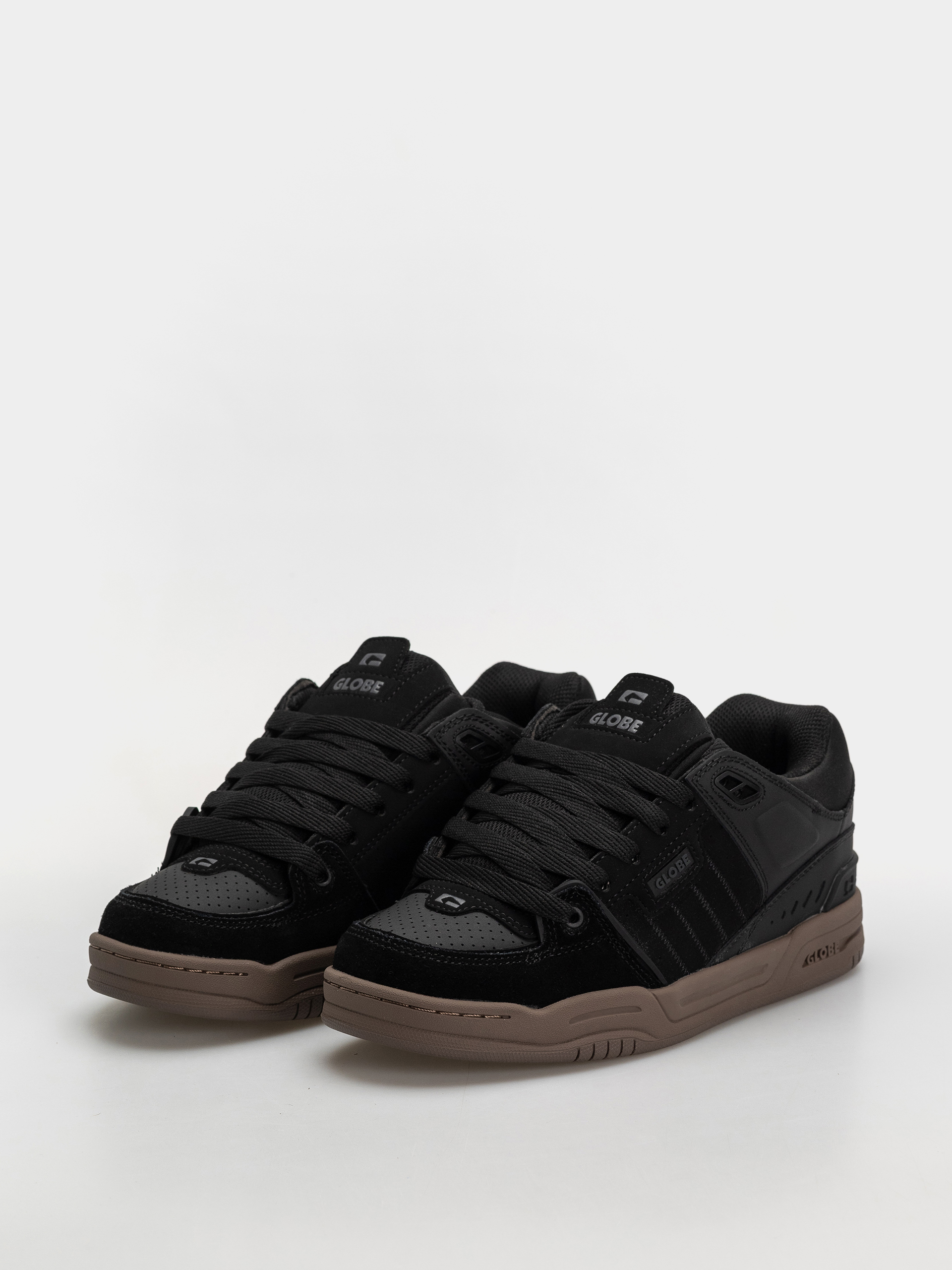 Globe Schuhe Fusion (black/tobacco gum)