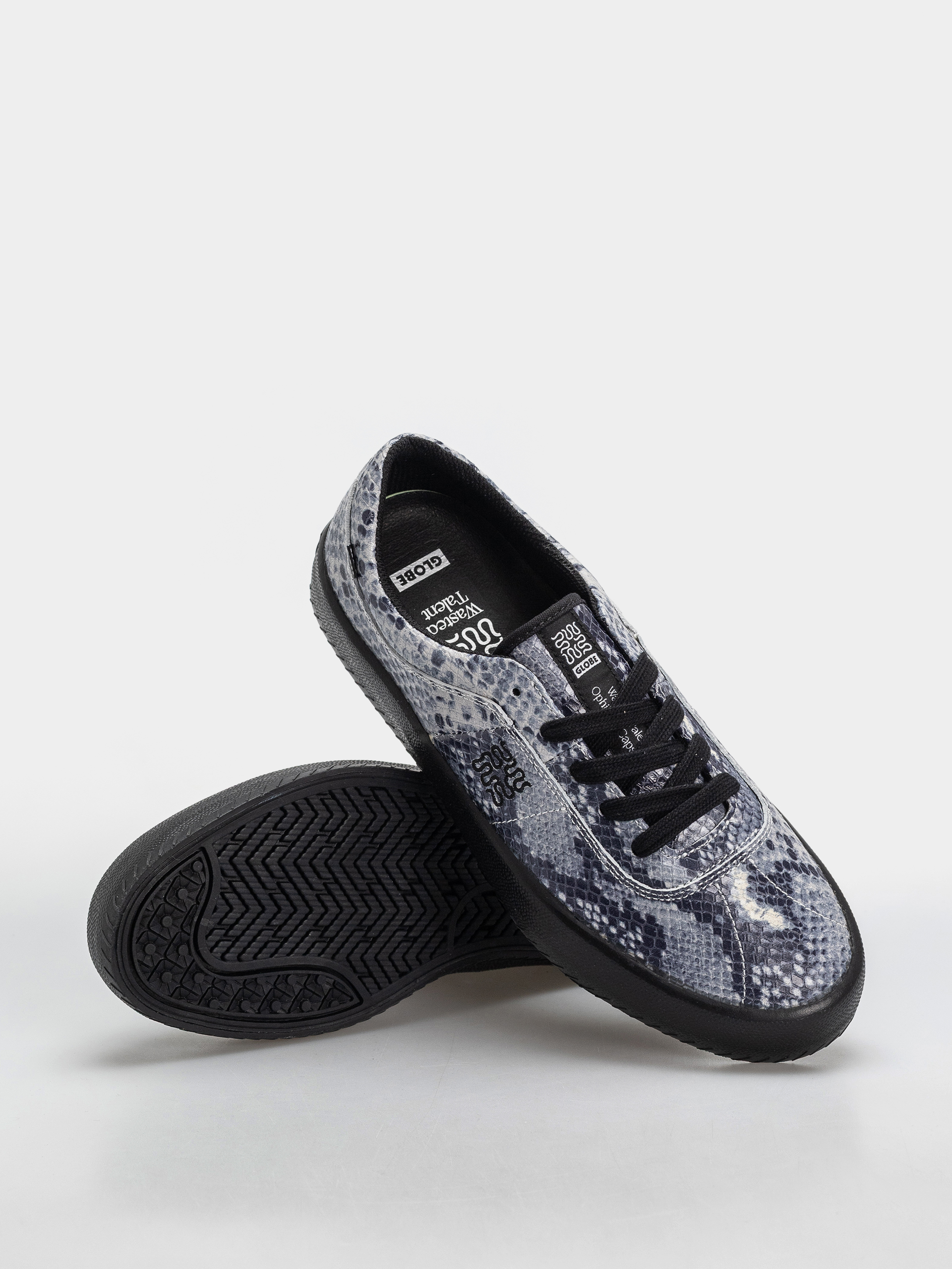 Globe Melbek Schuhe (wasted talent black/snake)