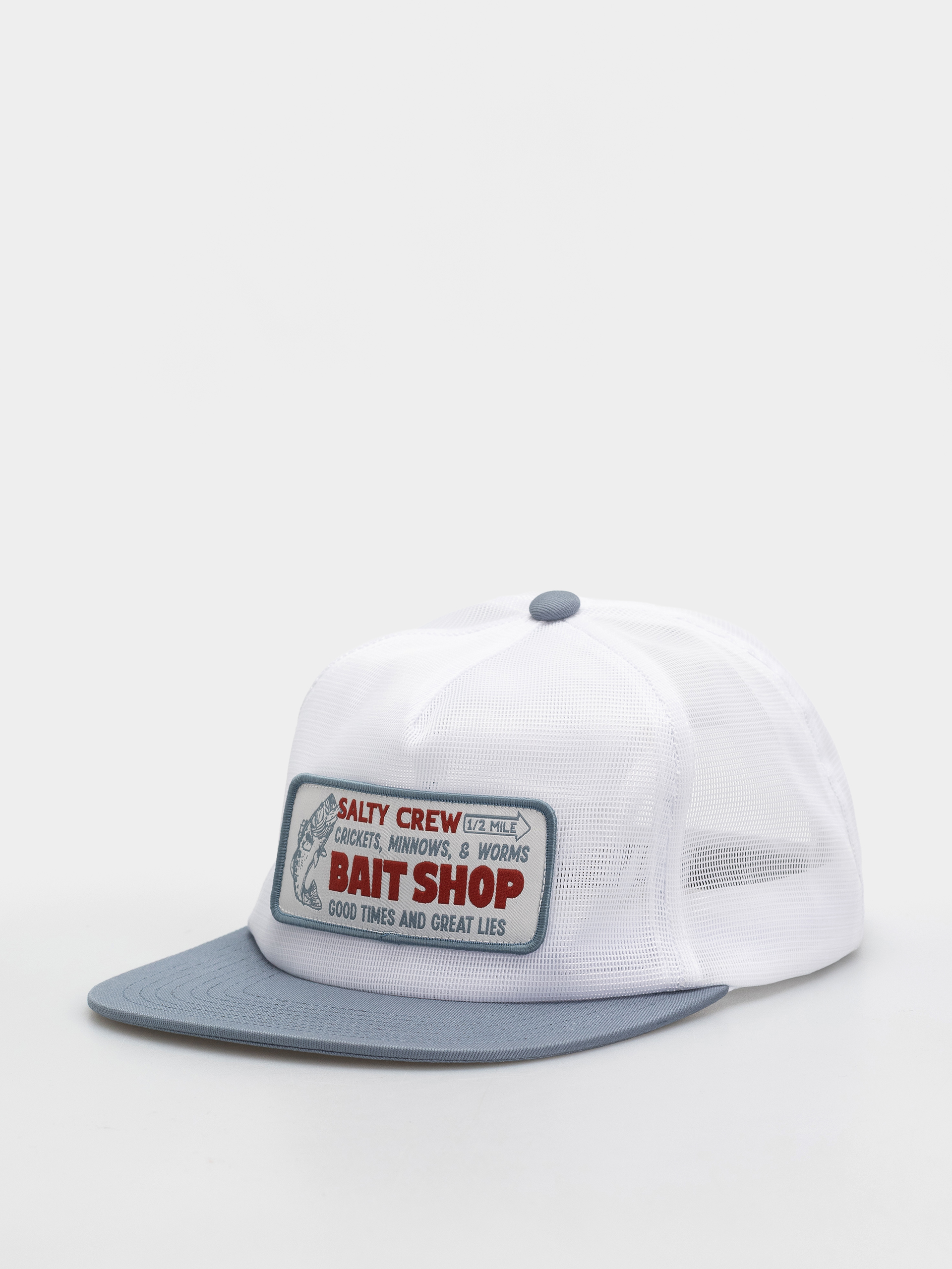 Salty Crew Cap Bait Shop Trucker (off white)