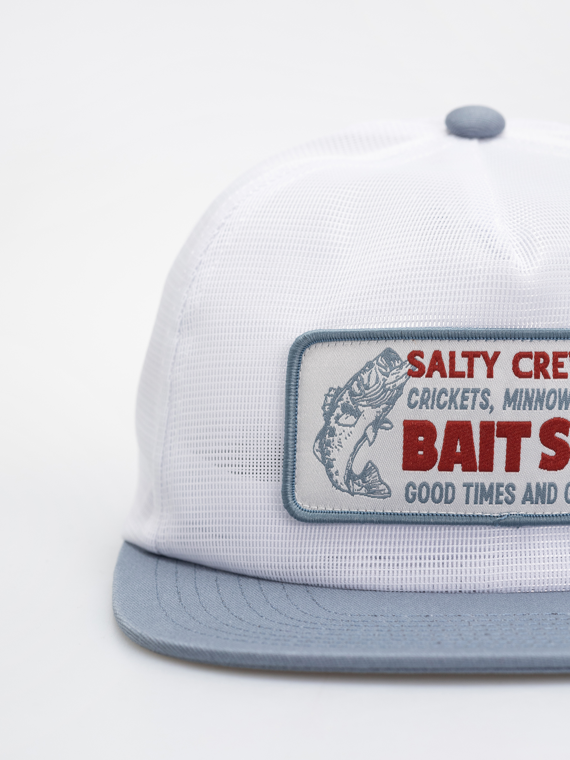 Salty Crew Cap Bait Shop Trucker (off white)