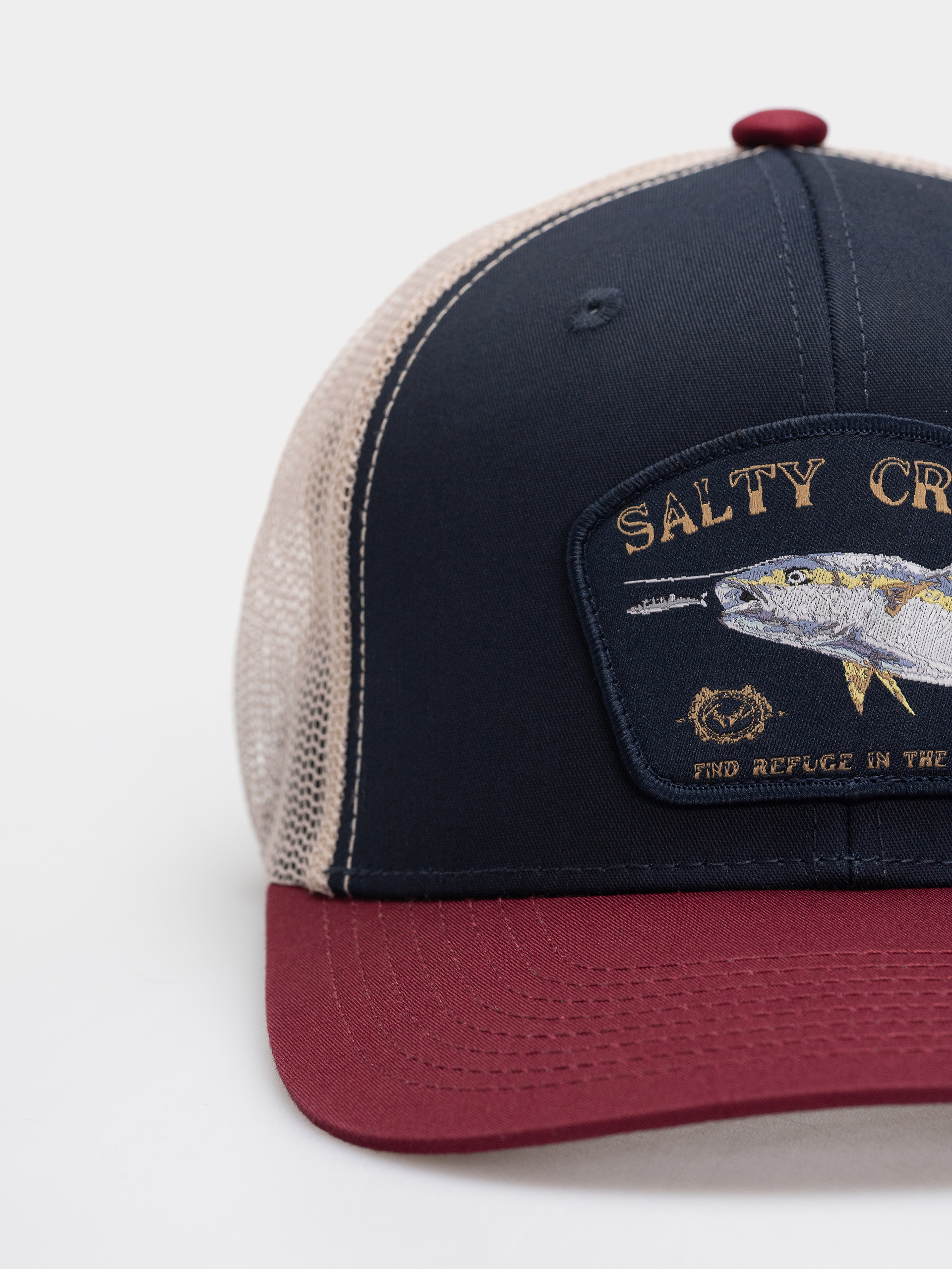 Salty Crew Cap Surface Retro Trucker (navy/red)
