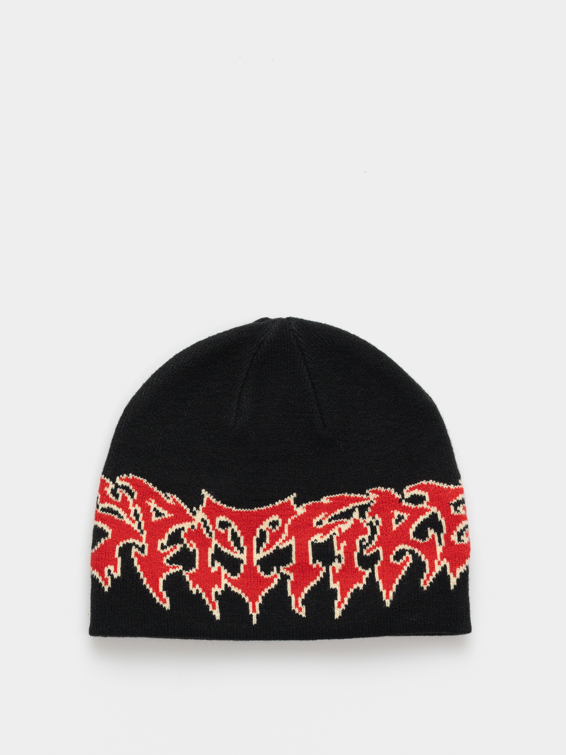 Spitfire Beanie Demon Script - red, black (black/red/cream)