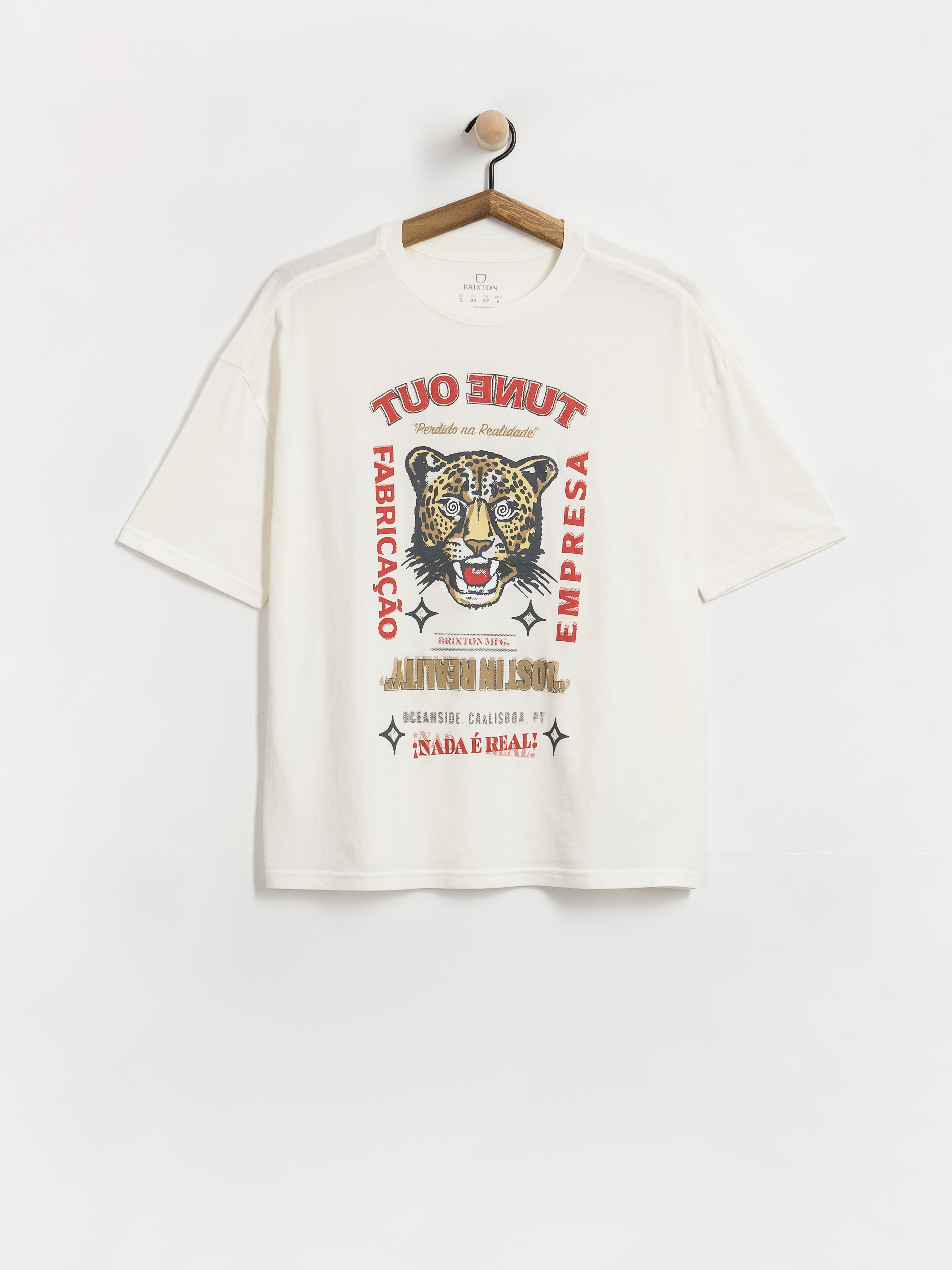 Brixton The Getaway Oversized Bf Wmn T-Shirt (vintage white)