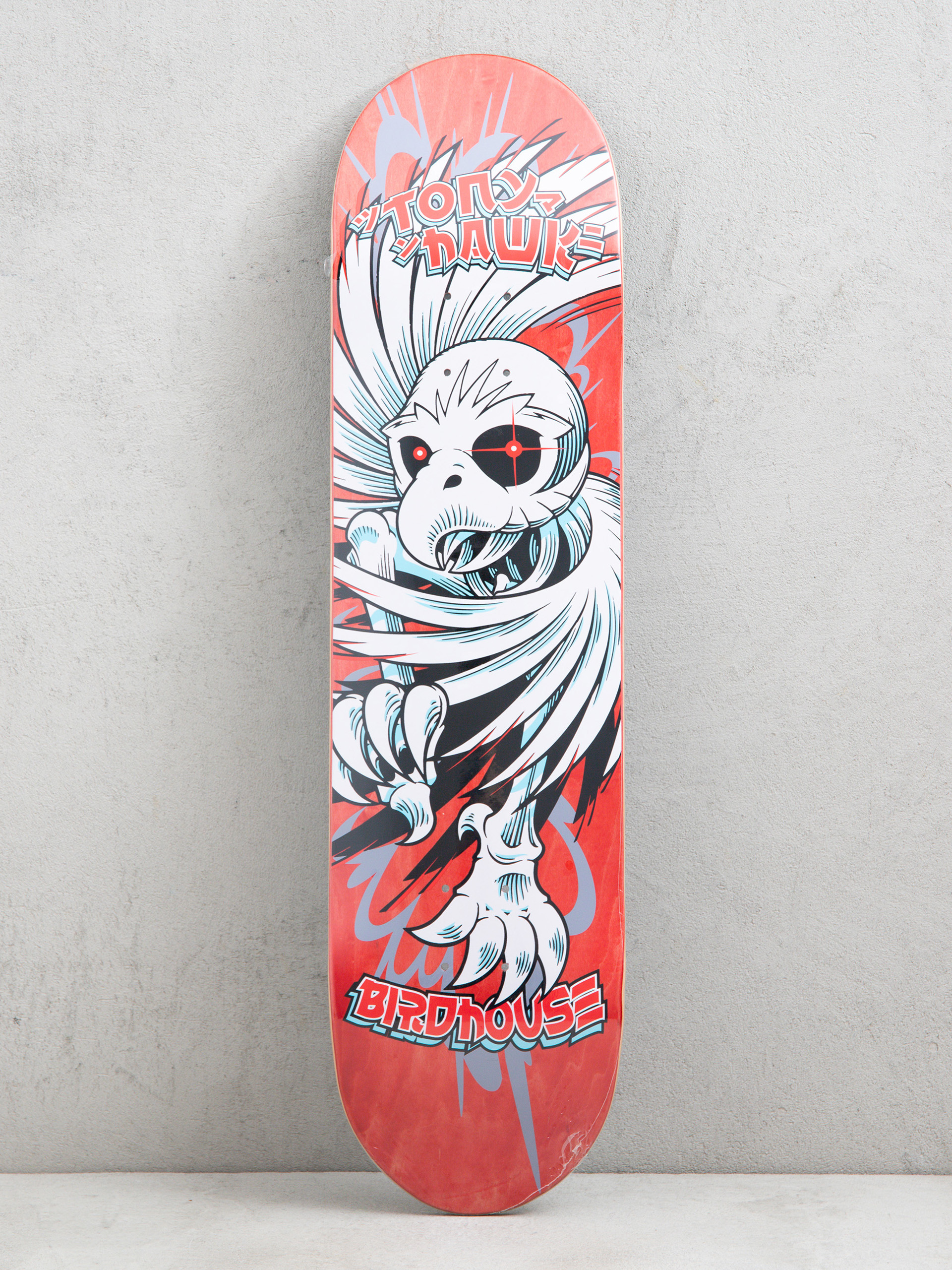 Birdhouse Hawk Spiral Deck (red)