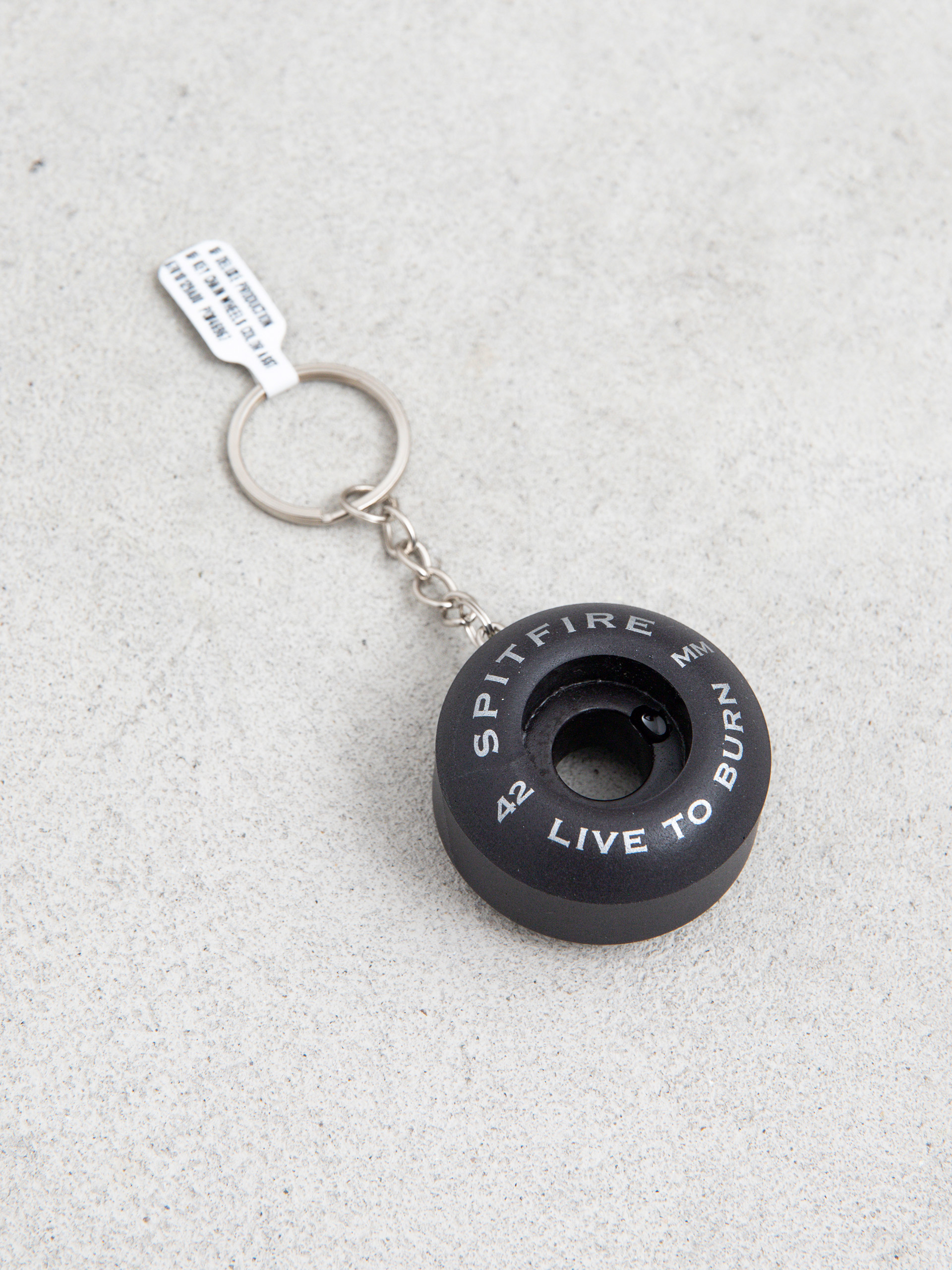 Spitfire Wheel Keychain Keychain (black)