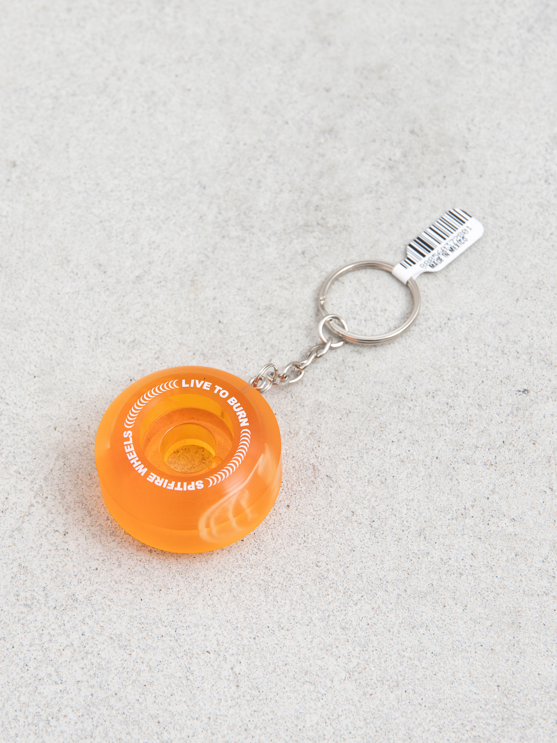 Spitfire Wheel Keychain Schlüsselanhänger (transparent orange)