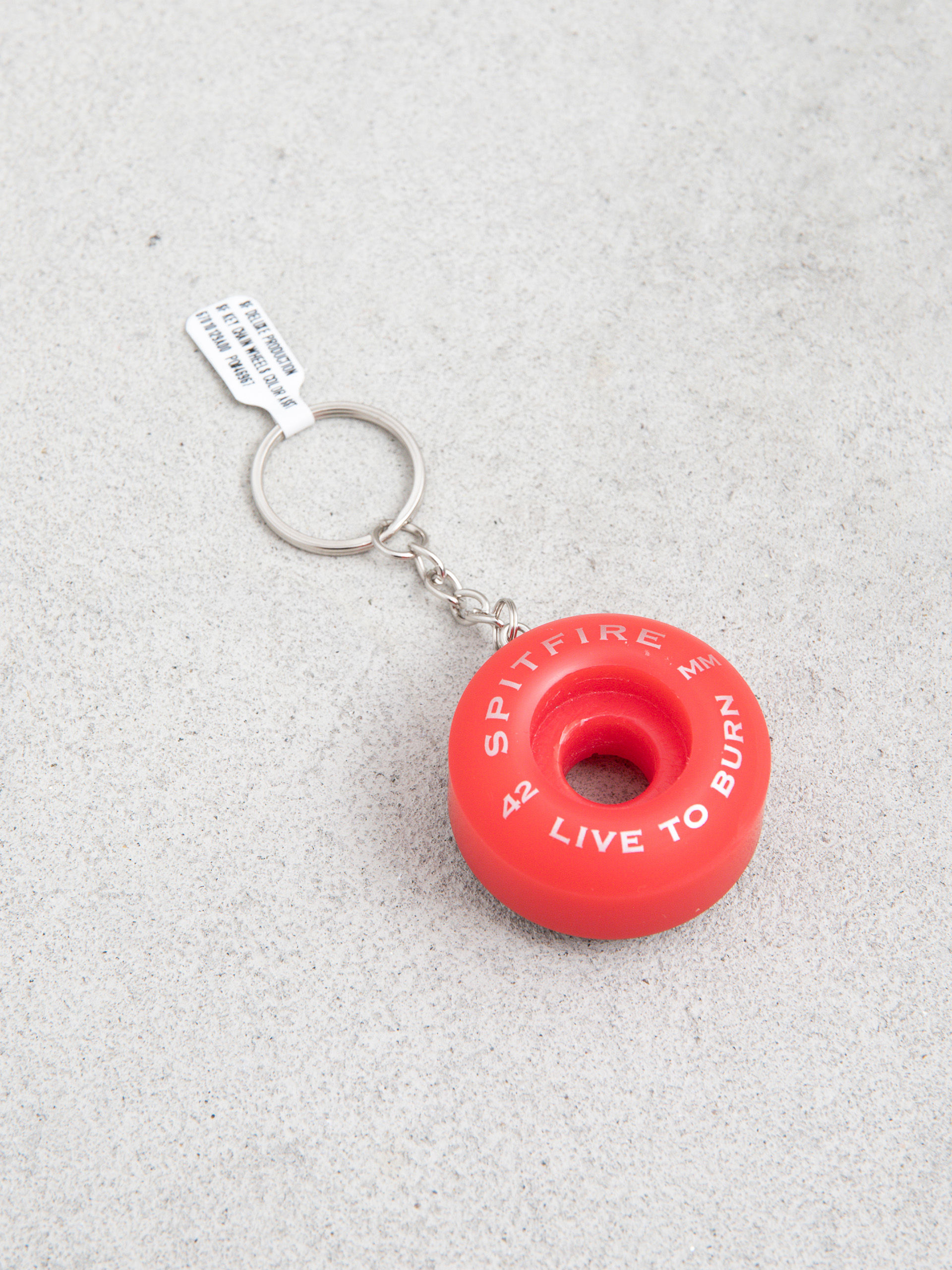 Spitfire Wheel Keychain Keychain (red)