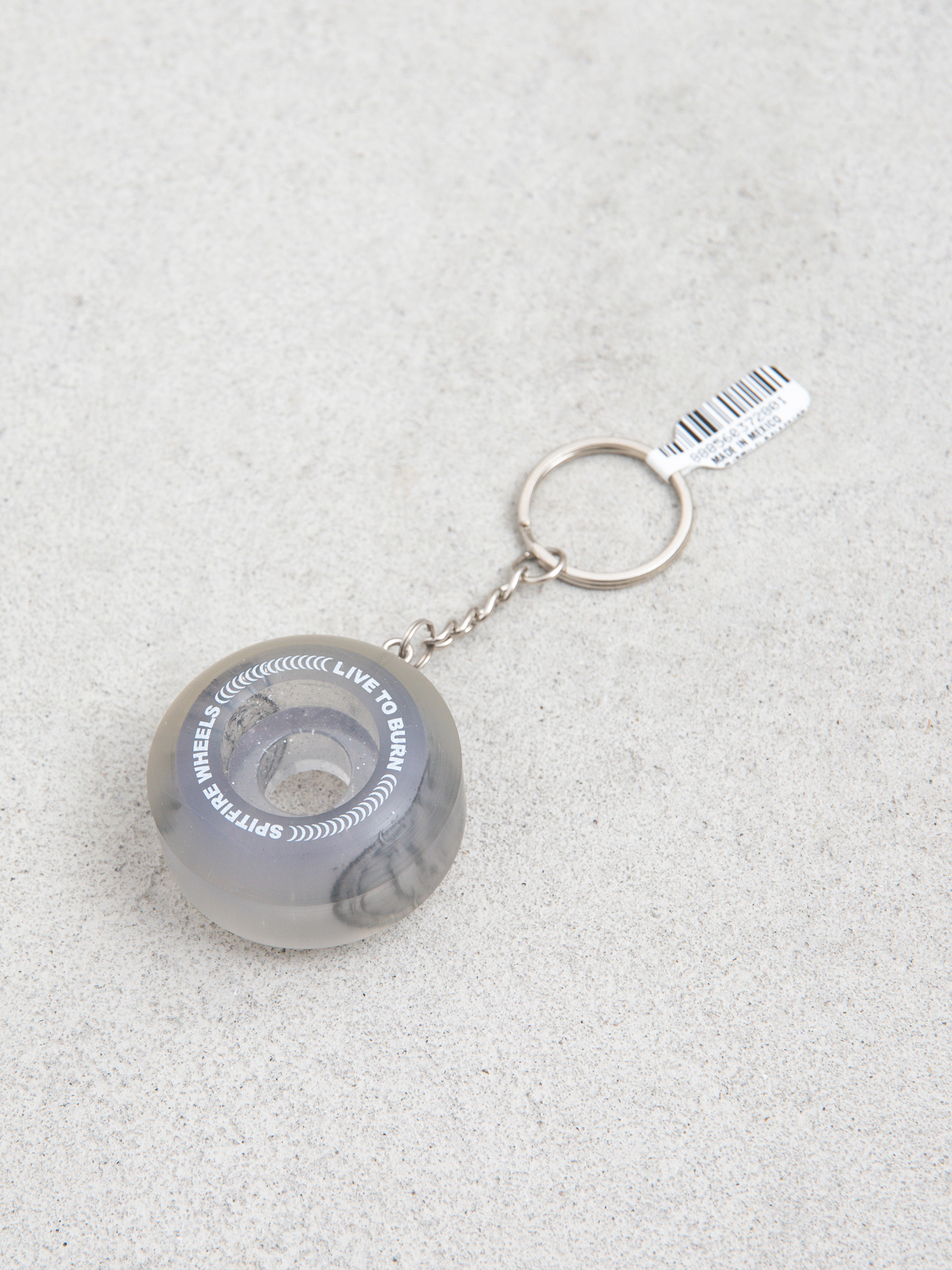 Spitfire Keychain Wheel Keychain (transparent grey)