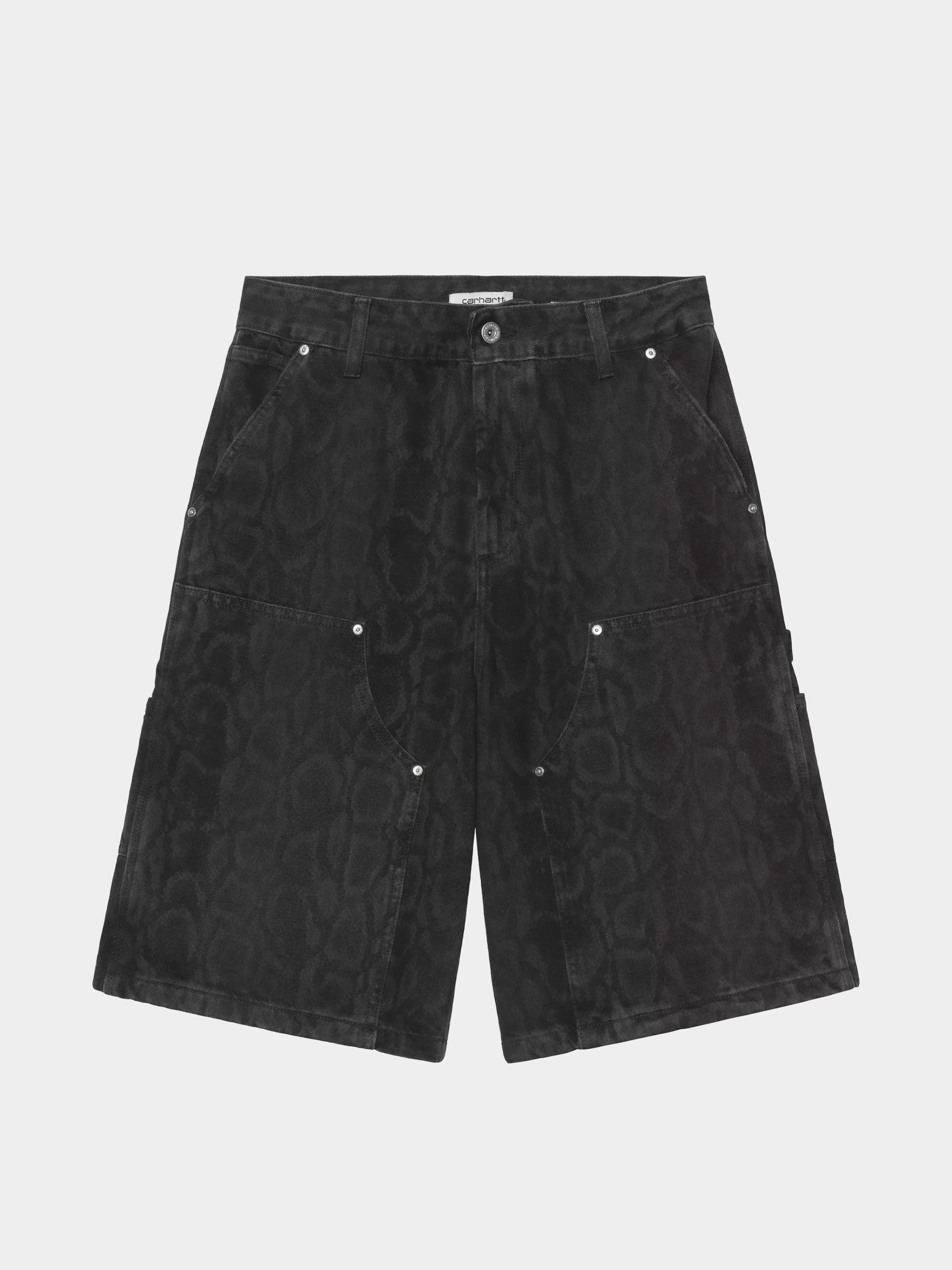 Carhartt WIP Shorts Snake Nixon Double Knee Wmn - black, camo