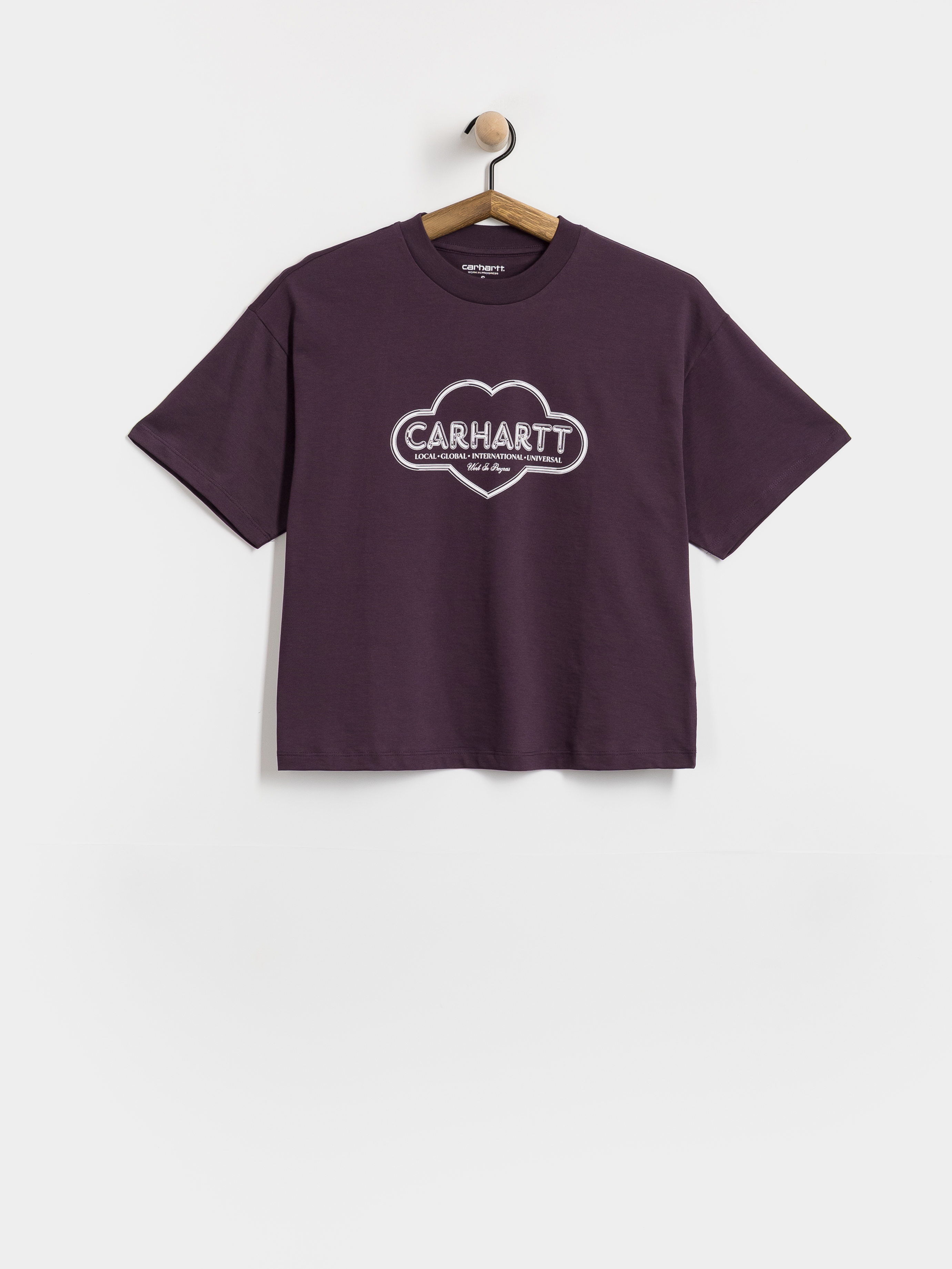 Carhartt WIP T-Shirt Cloud Heart Wmn (cozy purple)