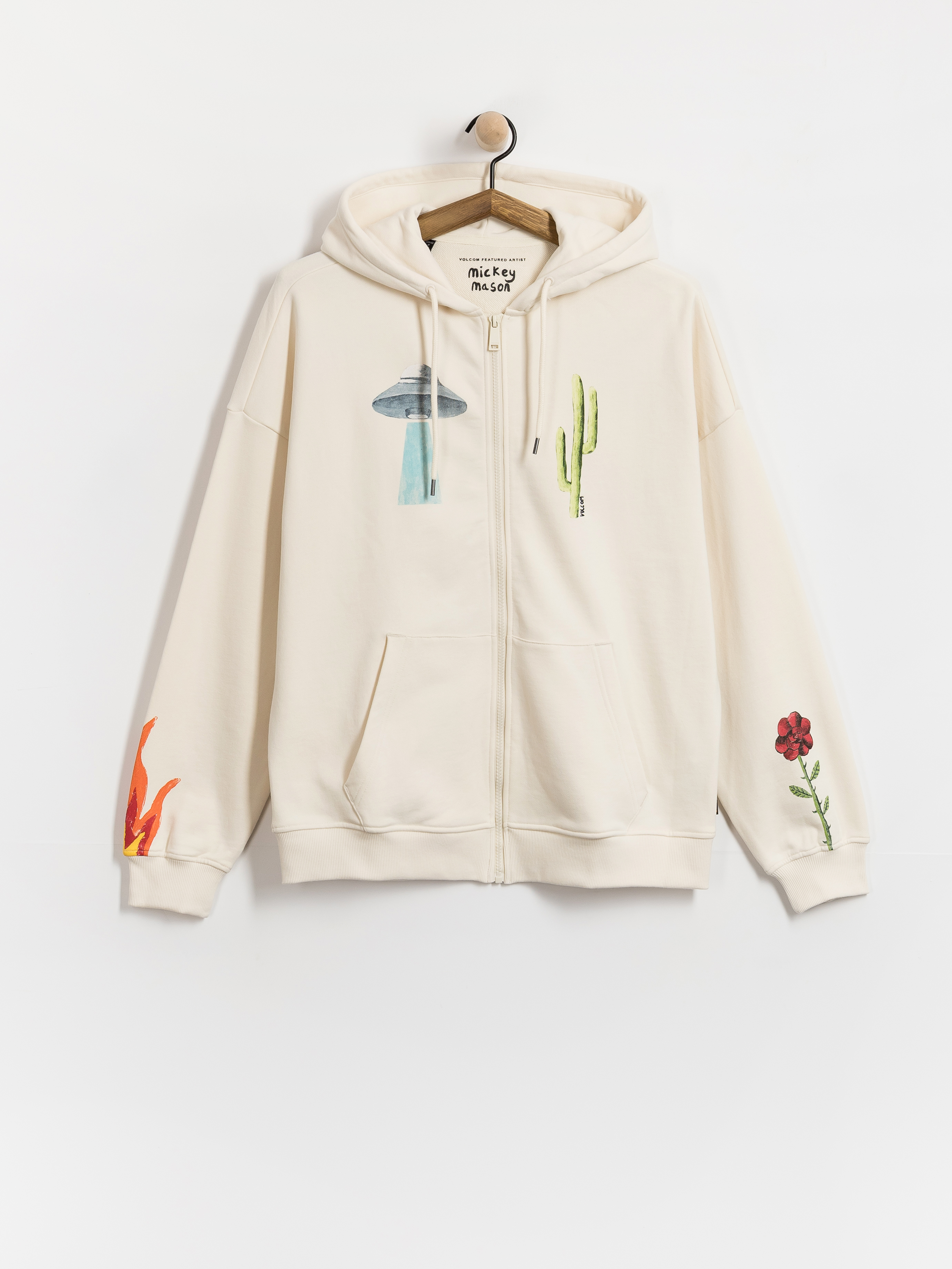 Volcom Fa Mickey Mason ZHD Wmn Hoodie (off white)
